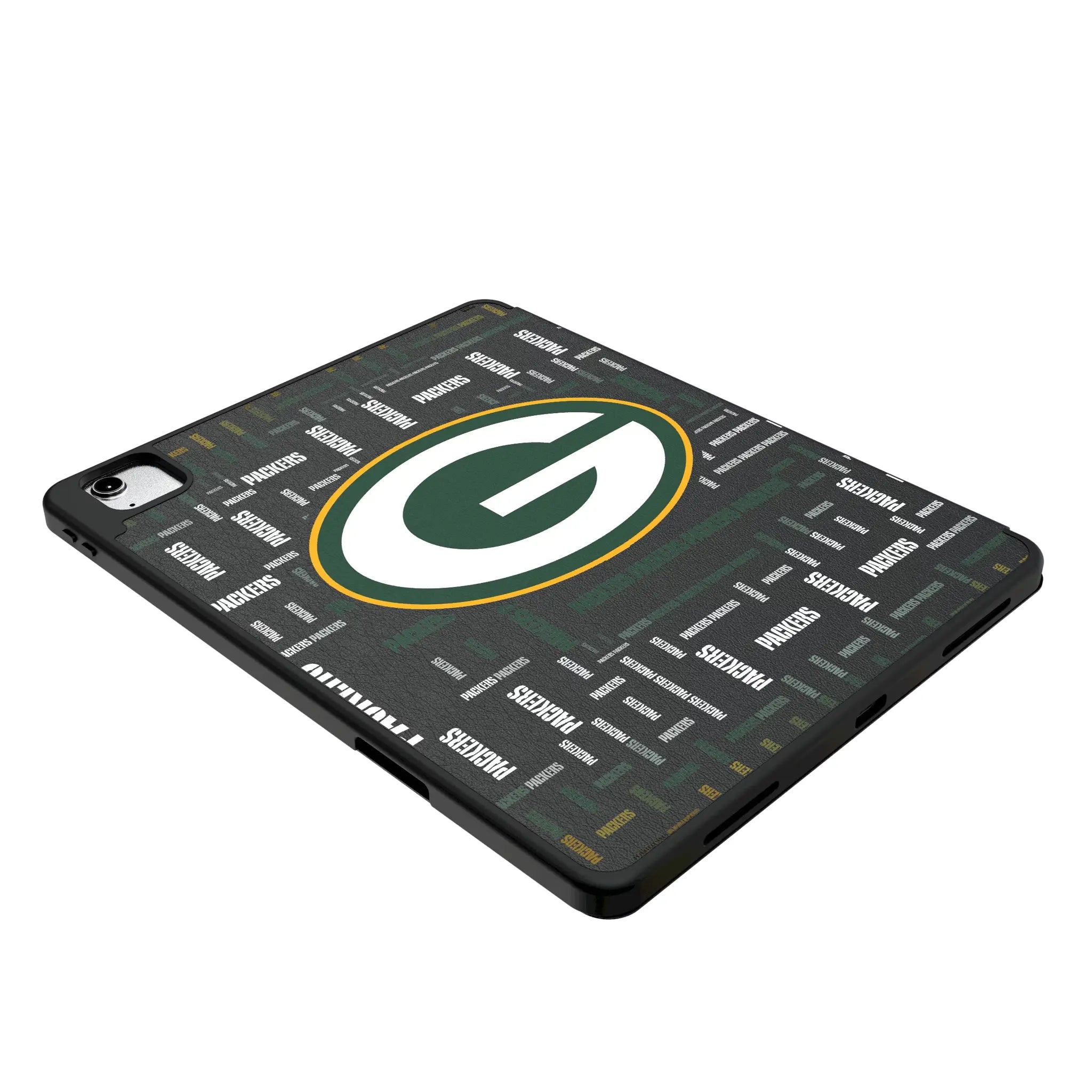 Green Bay Packers Quadtile iPad Tablet Case for Apple iPad - Isometric View