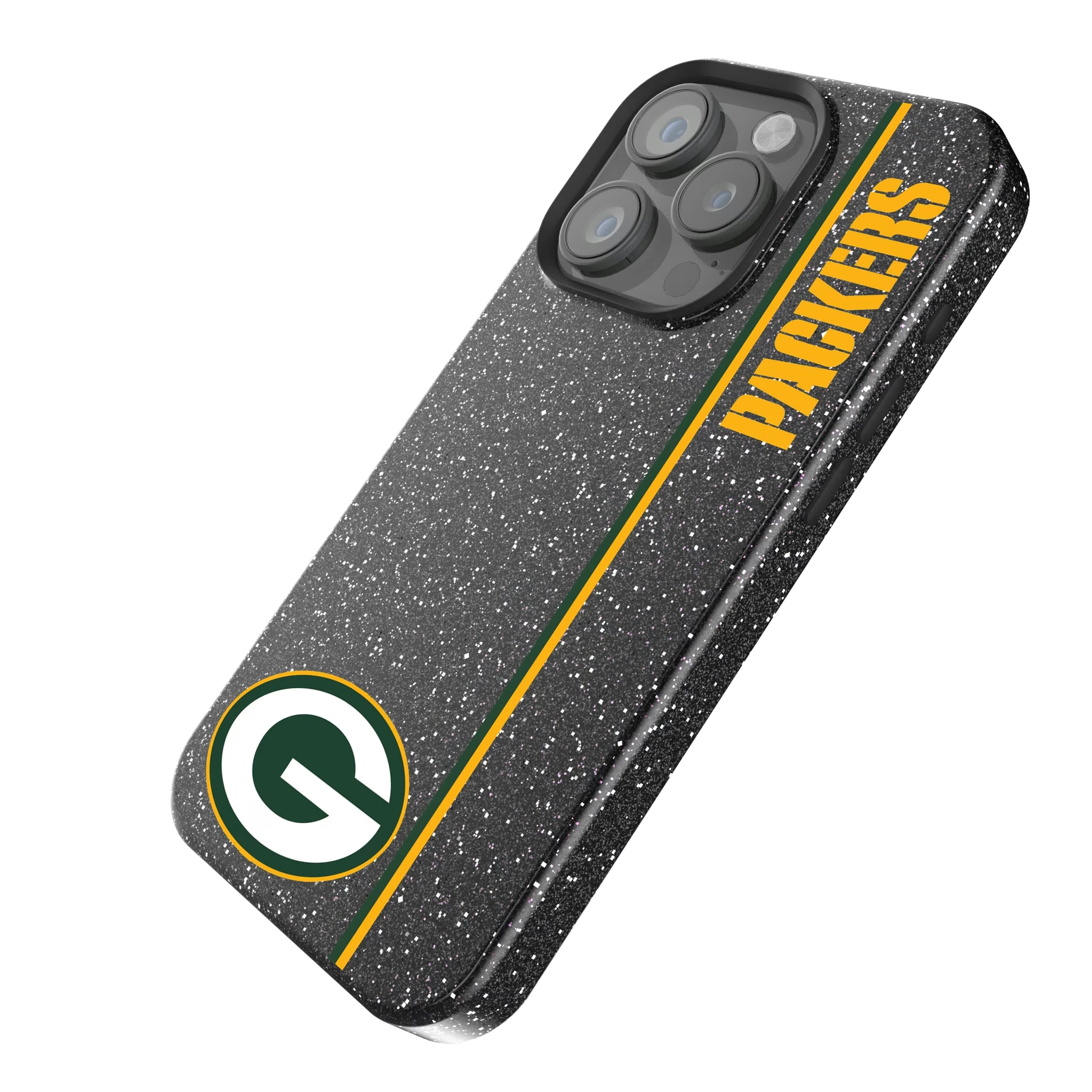 Green Bay Packers Sidebar iPhone Bling Phone Case for Apple iPhone - Isometric View