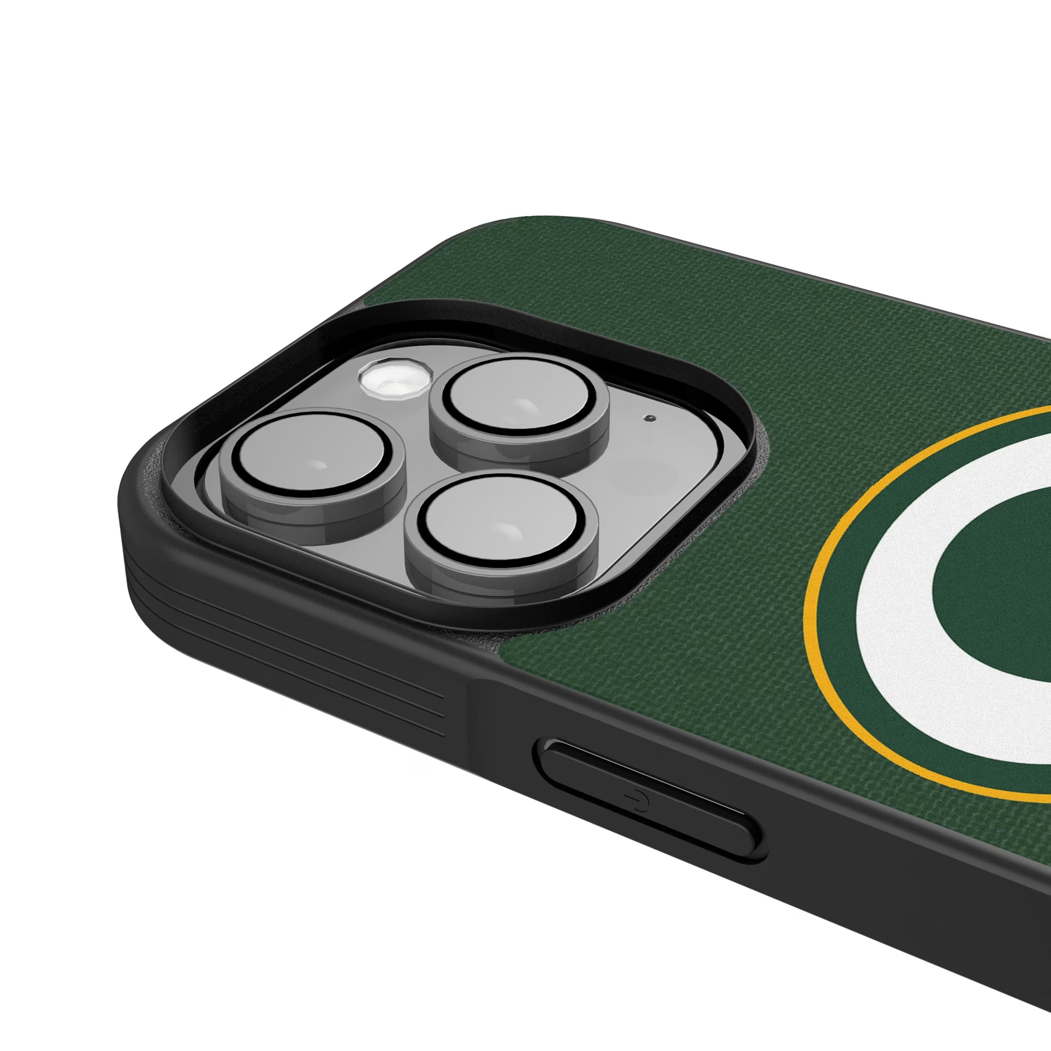 Green Bay Packers Stripe iPhone Bump Phone Case for Apple iPhone - Detail