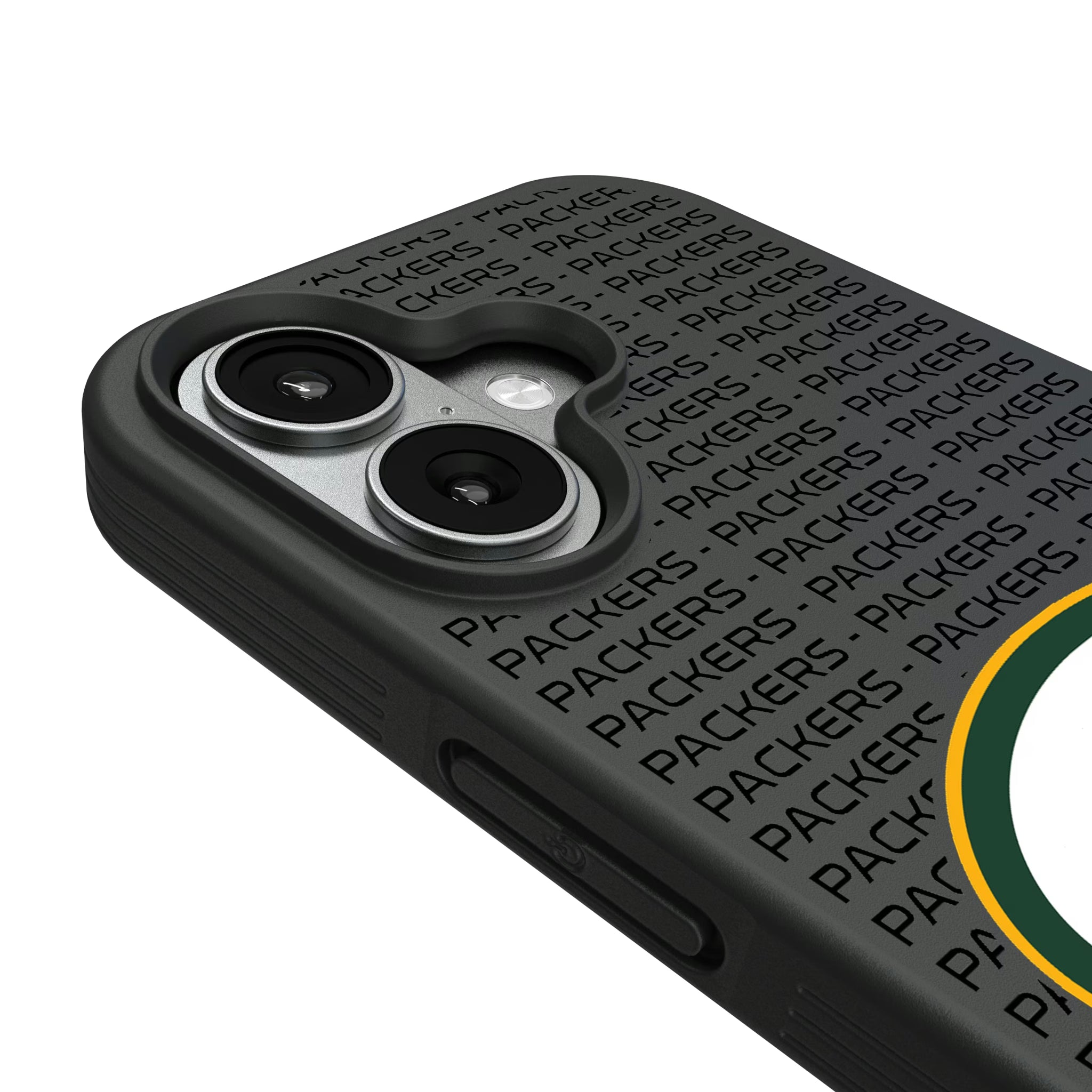 Green Bay Packers Text Backdrop iPhone Bump Phone Case for Apple iPhone - Detail#Device_iPhone 17