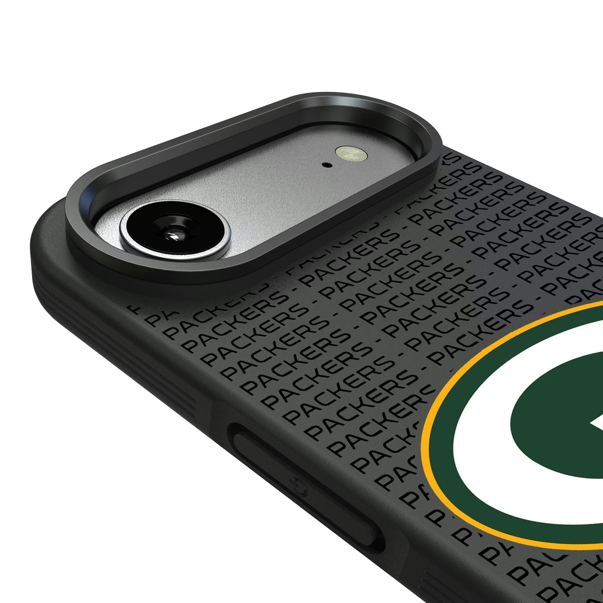 Green Bay Packers Text Backdrop iPhone Bump Phone Case for Apple iPhone - Detail#Device_iPhone Air