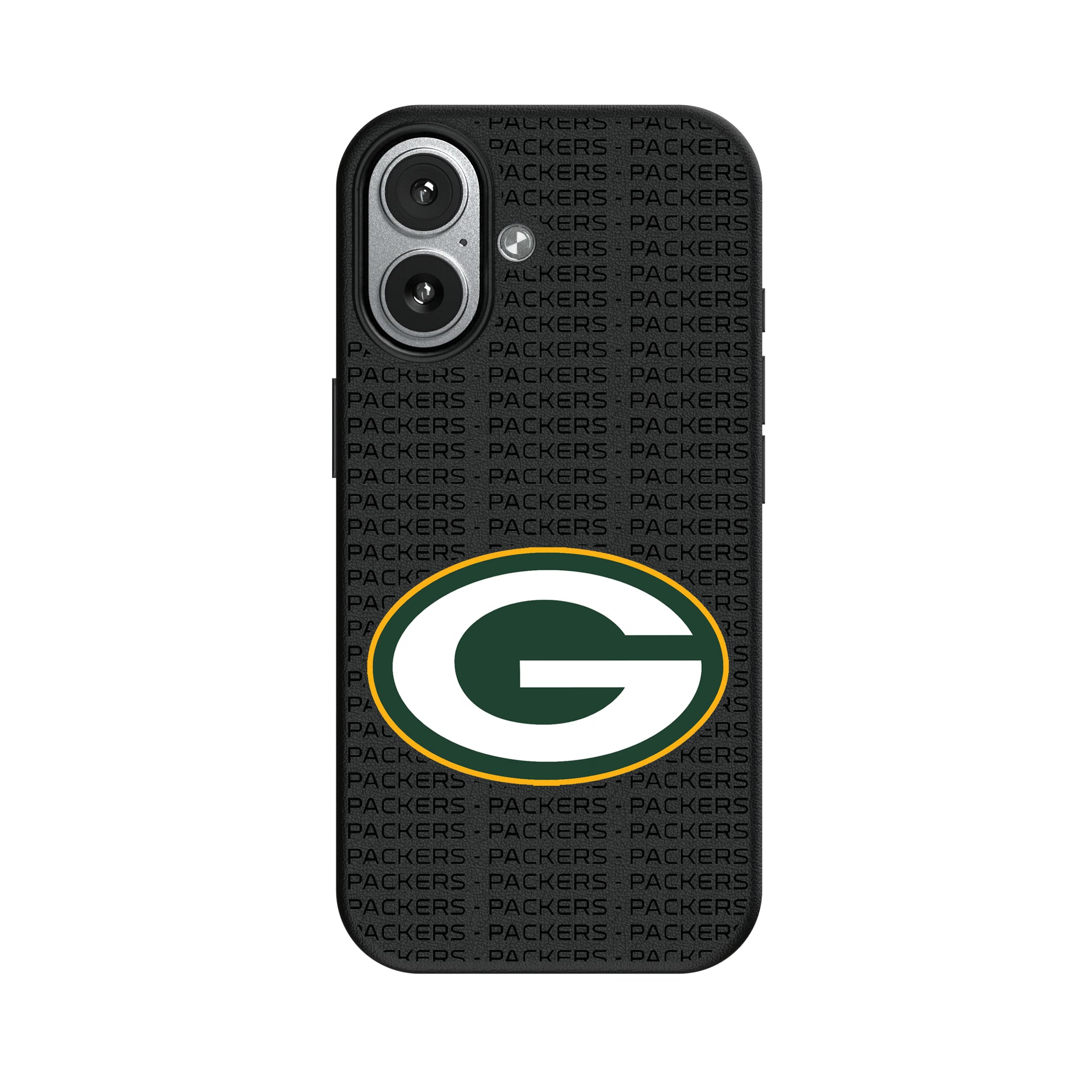 Green Bay Packers Text Backdrop iPhone MagSafe Compatible Phone Case for Apple iPhone#Device_iPhone 17