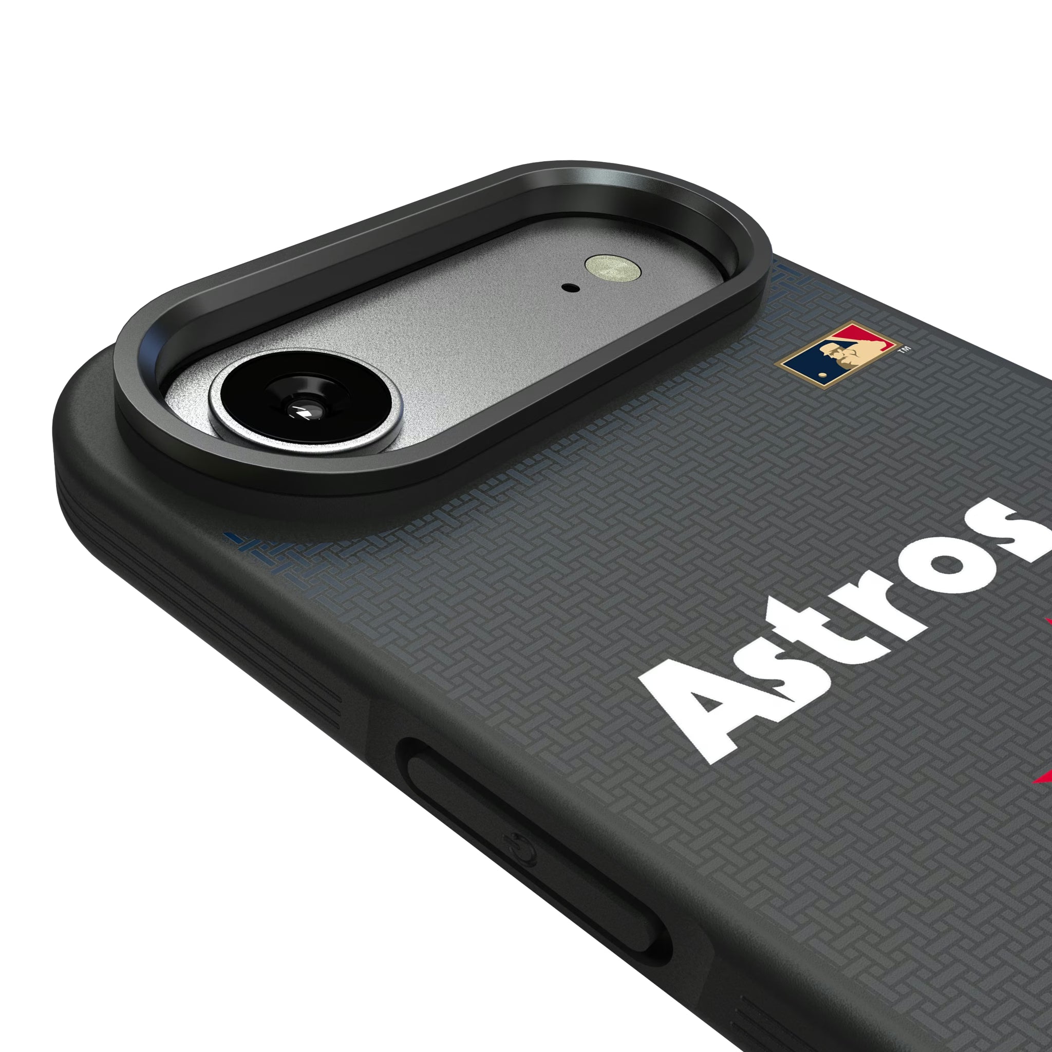Houston Astros 1975-1981 - Cooperstown Collection Linen iPhone Bump Phone Case for Apple iPhone - Detail#Device_iPhone Air