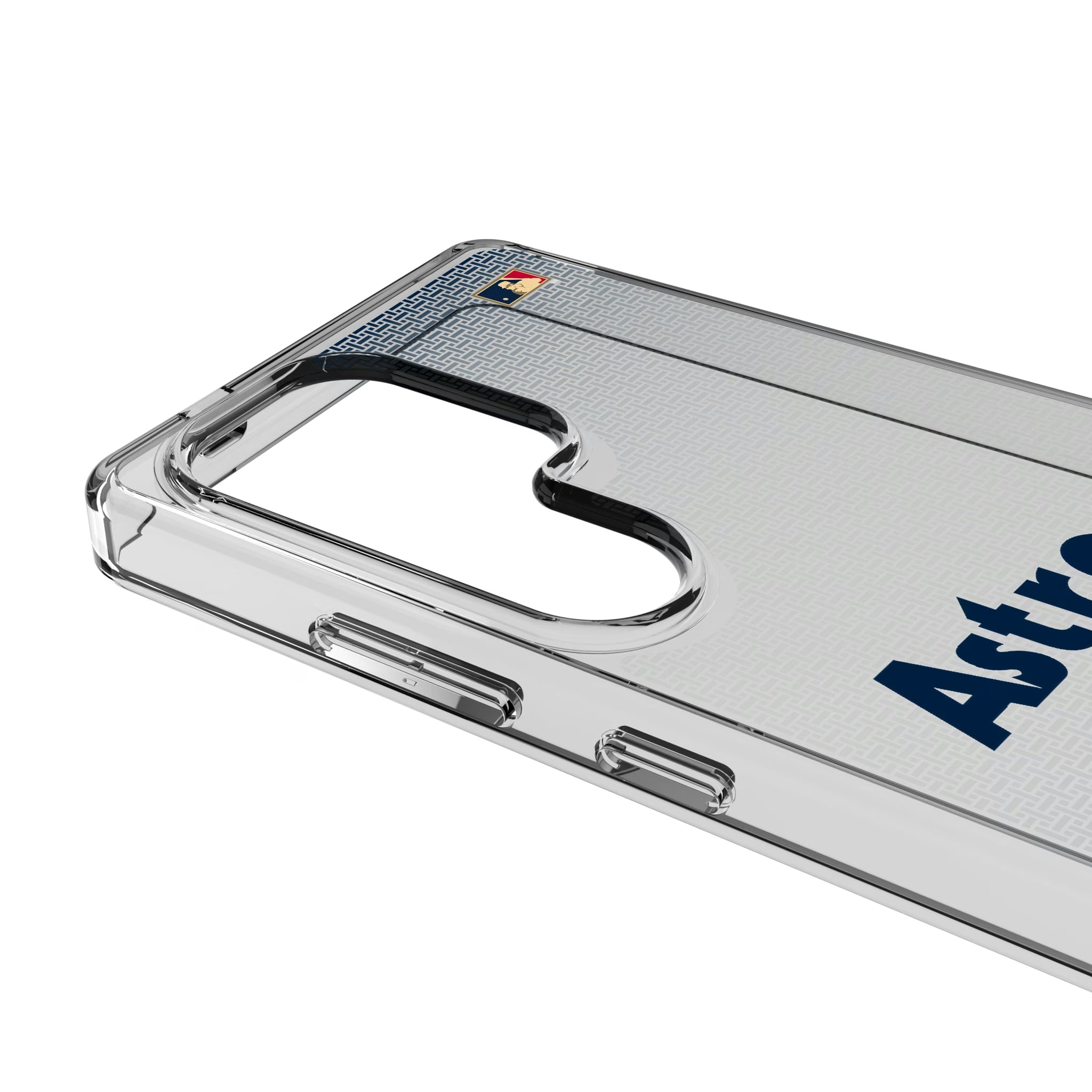 Houston Astros 1975-1981 - Cooperstown Collection Linen Galaxy Clear Phone Case for Samsung Galaxy - Detail
