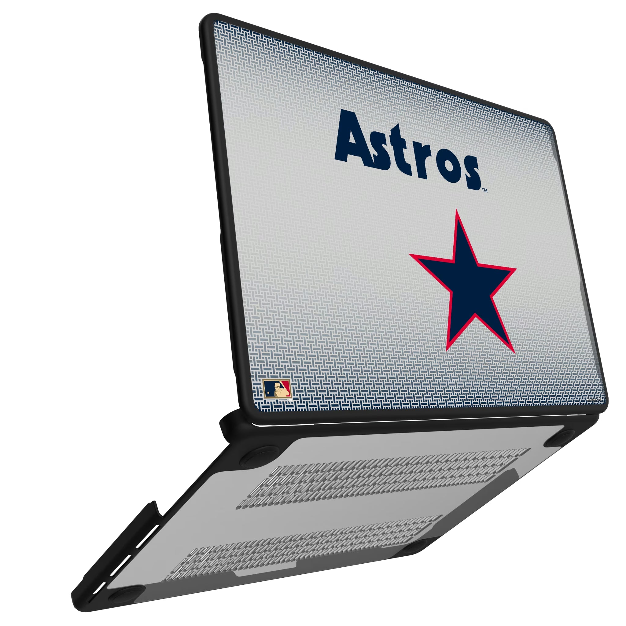 Houston Astros 1975-1981 - Cooperstown Collection Linen MacBook Laptop Case for Apple MacBook#Device_MacBook Pro (14-inch, 2021) / MacBook Pro (14-inch, 2023) / MacBook Pro (14-inch, 2024)