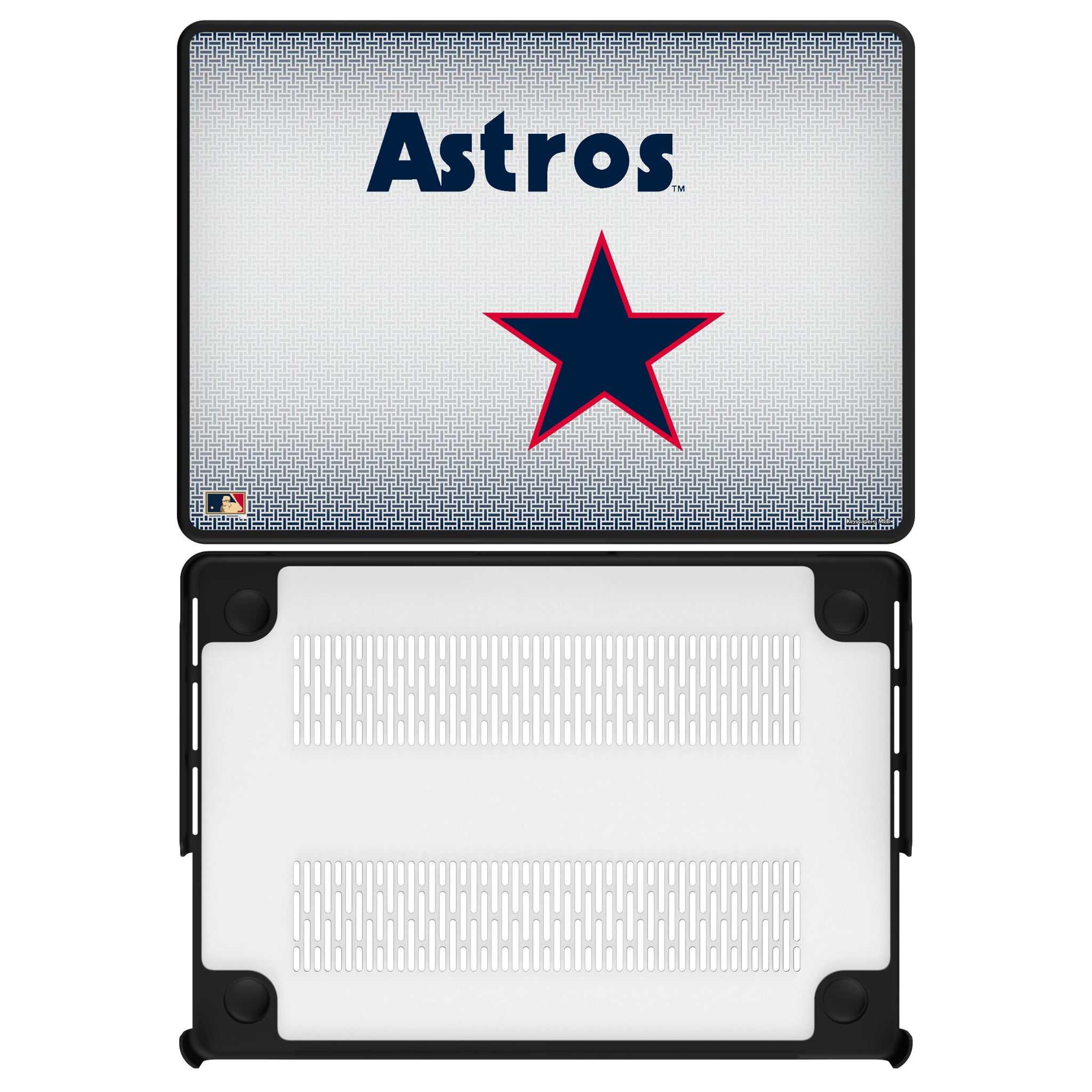 Houston Astros 1975-1981 - Cooperstown Collection Linen MacBook Laptop Case for Apple MacBook#Device_MacBook Pro (14-inch, 2021) / MacBook Pro (14-inch, 2023) / MacBook Pro (14-inch, 2024)