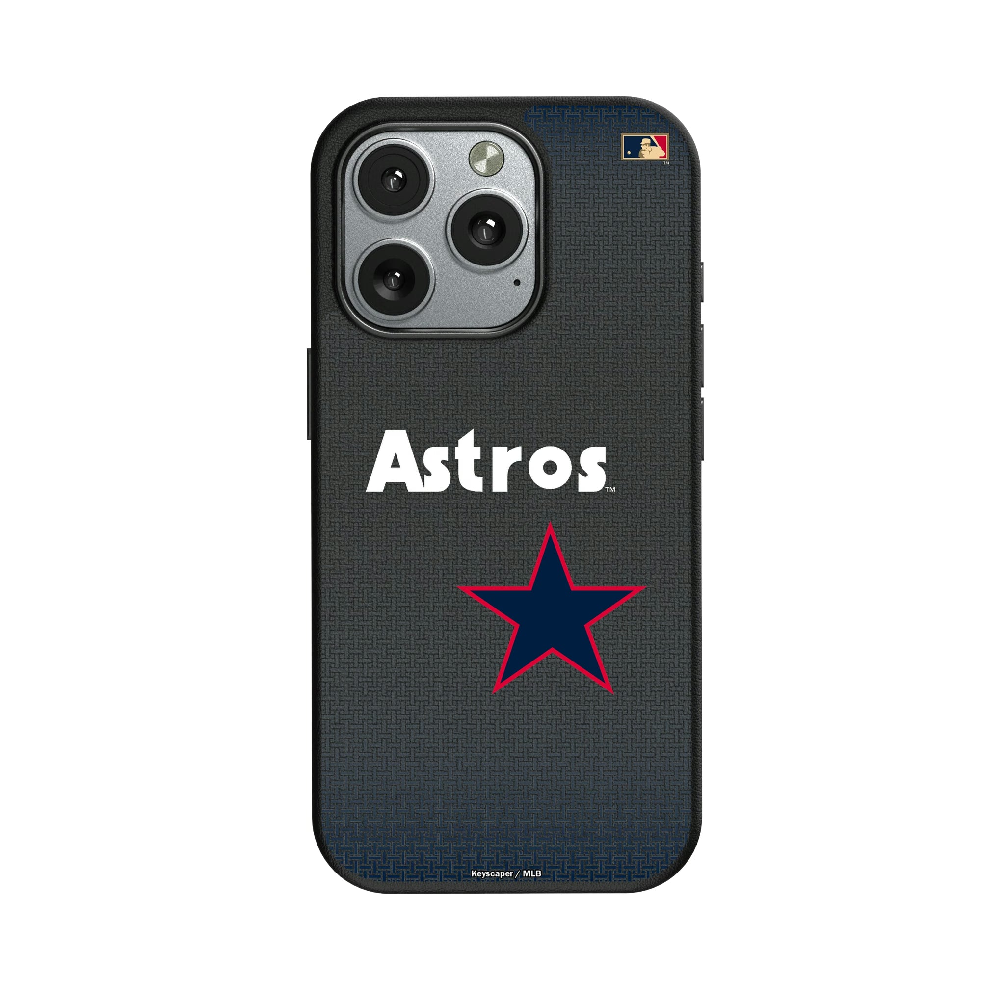 Houston Astros 1975-1981 - Cooperstown Collection Linen iPhone MagSafe Compatible Phone Case for Apple iPhone