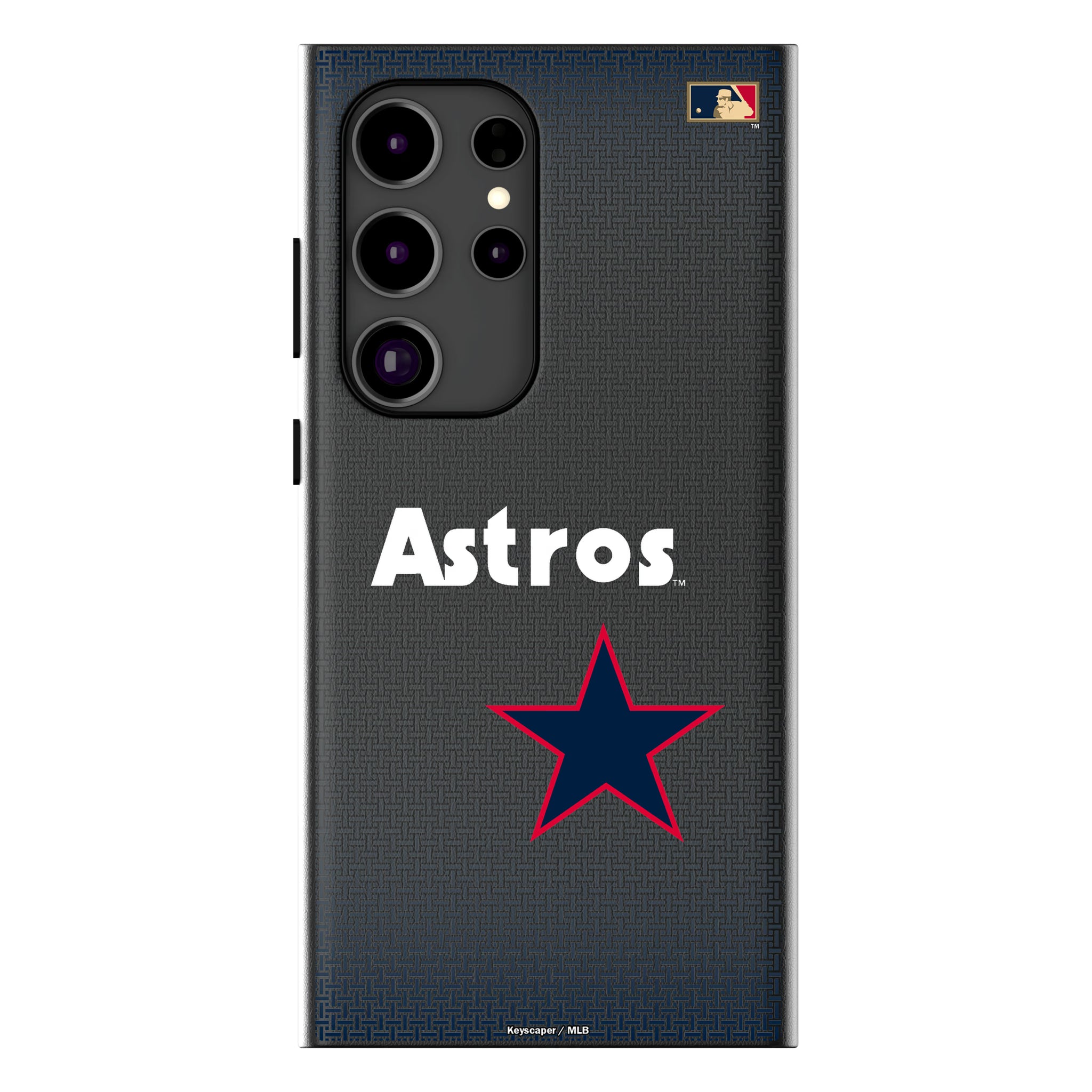 Houston Astros 1975-1981 - Cooperstown Collection Linen Galaxy MagSafe Compatible Phone Case for Samsung Galaxy