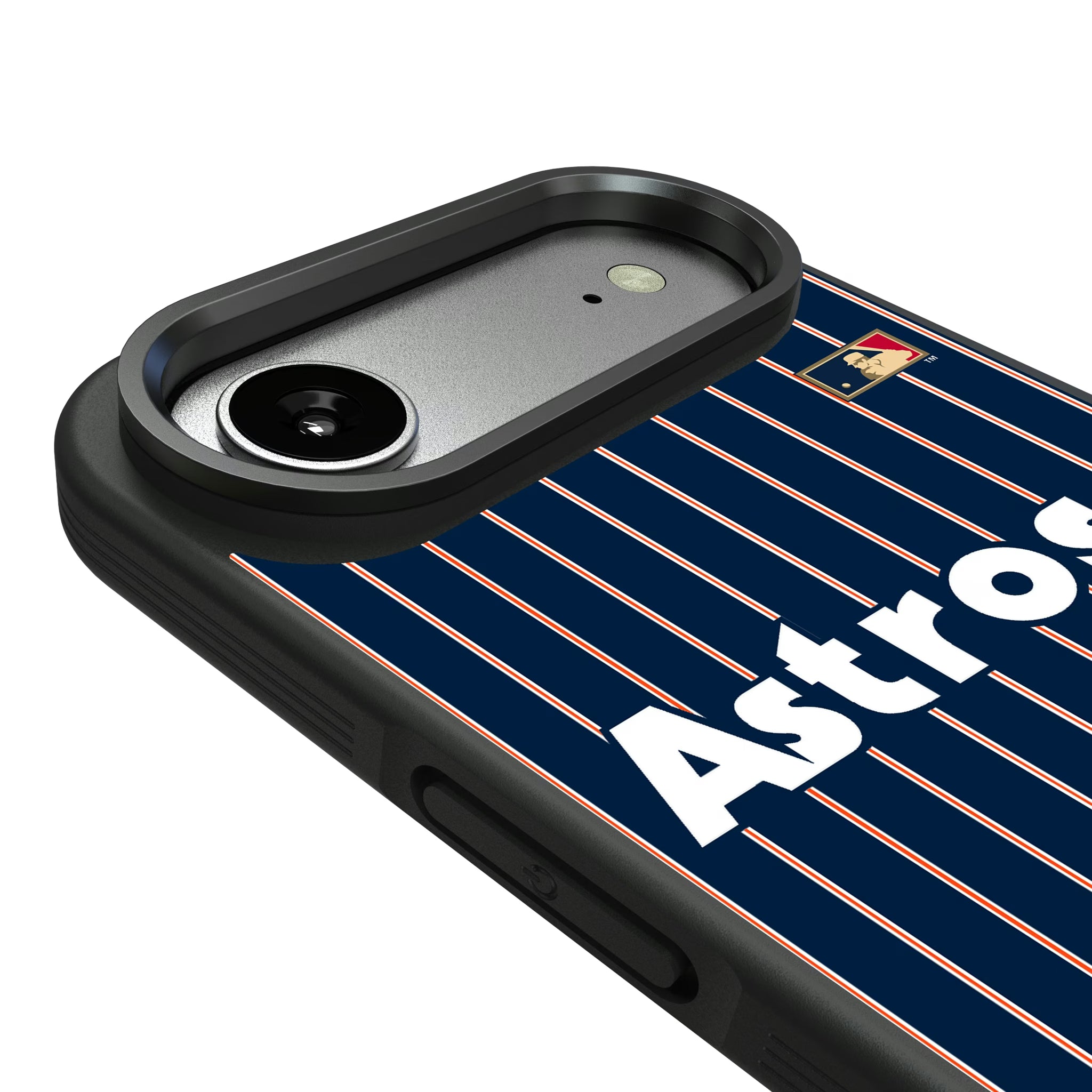 Houston Astros 1975-1981 - Cooperstown Collection Pinstripe iPhone Bump Phone Case for Apple iPhone - Detail#Device_iPhone Air