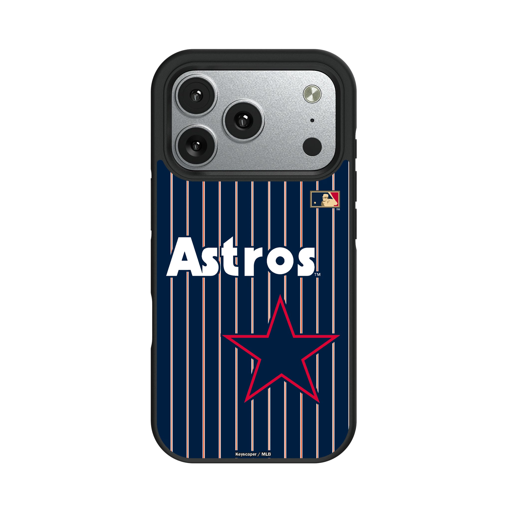 Houston Astros 1975-1981 - Cooperstown Collection Pinstripe iPhone Bump Phone Case for Apple iPhone#Device_iPhone 17 Pro
