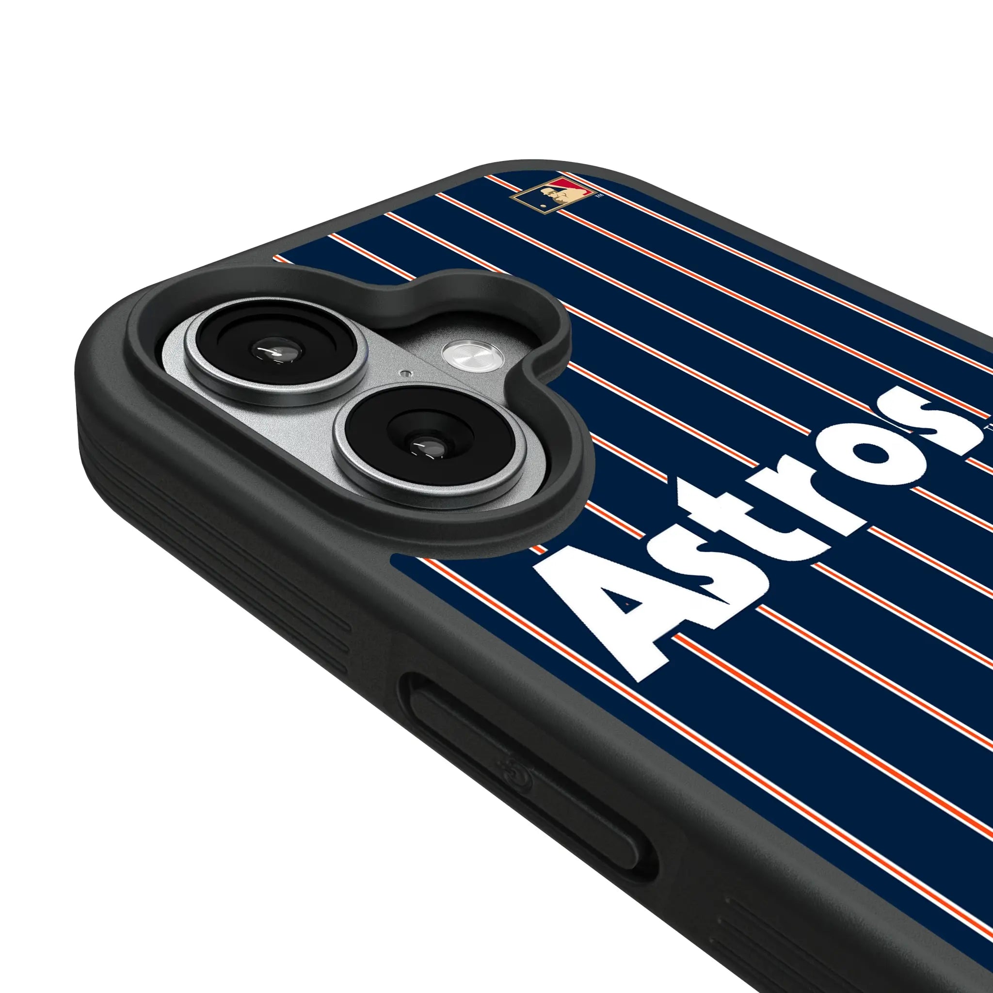 Houston Astros 1975-1981 - Cooperstown Collection Pinstripe iPhone Bump Phone Case for Apple iPhone - Detail#Device_iPhone 17
