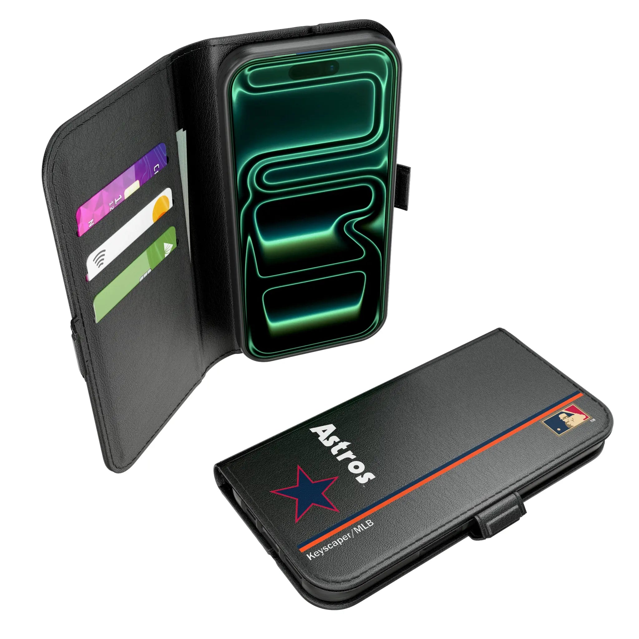 Houston Astros 1975-1981 - Cooperstown Collection Sidebar iPhone Folio Phone Case for Apple iPhone#Device_iPhone 17