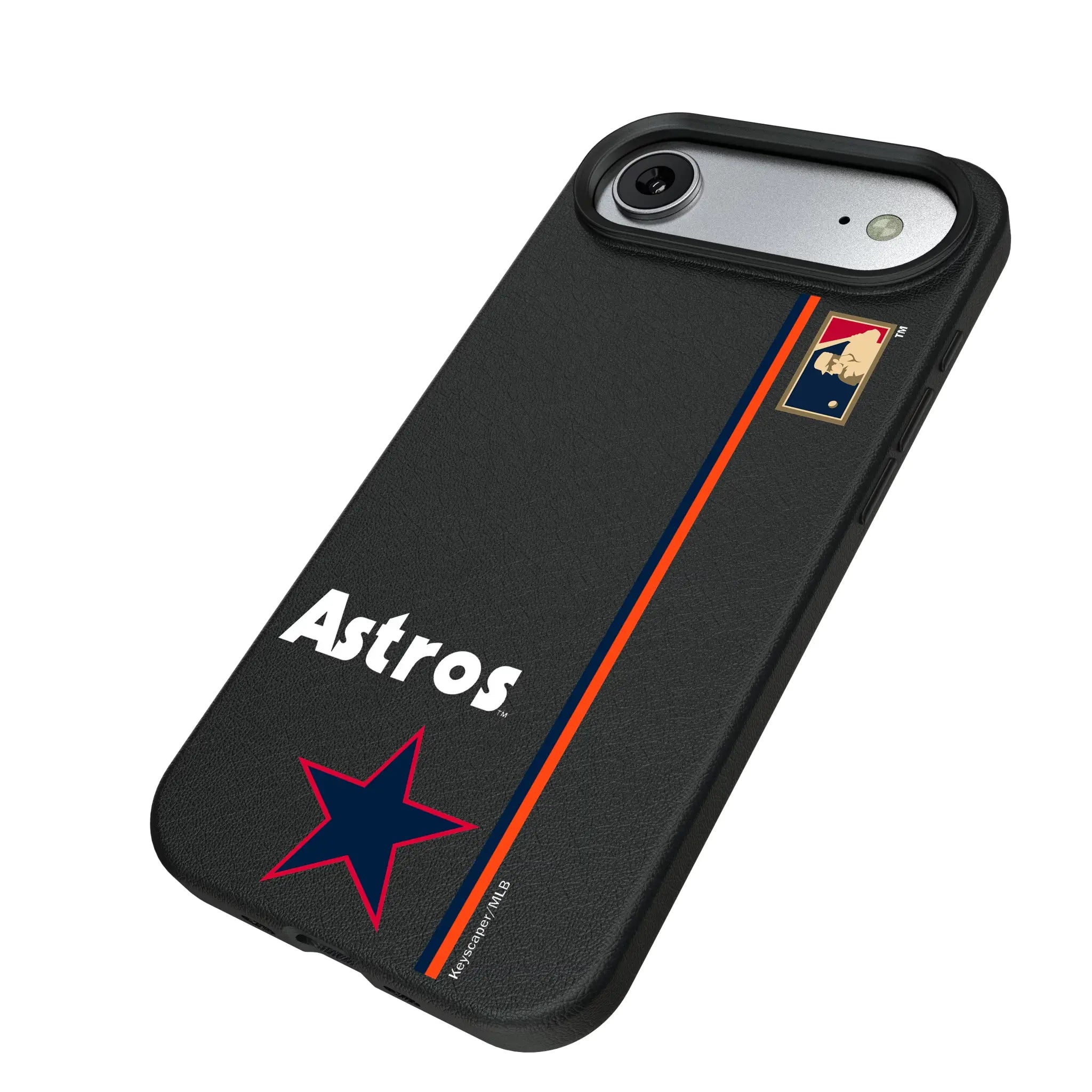 Houston Astros 1975-1981 - Cooperstown Collection Sidebar iPhone MagSafe Compatible Phone Case for Apple iPhone - Isometric View#Device_iPhone Air