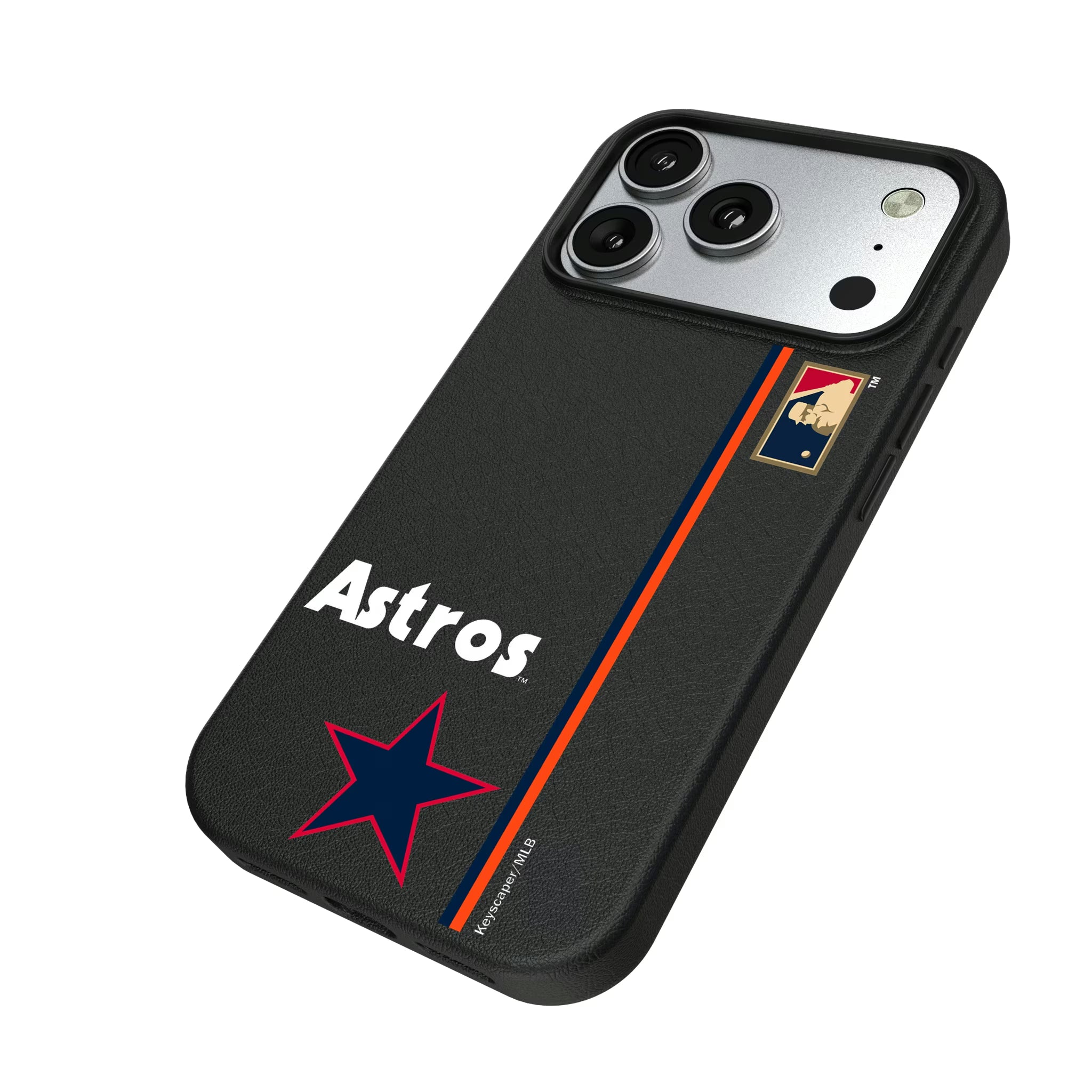Houston Astros 1975-1981 - Cooperstown Collection Sidebar iPhone MagSafe Compatible Phone Case for Apple iPhone - Isometric View#Device_iPhone 17 Pro