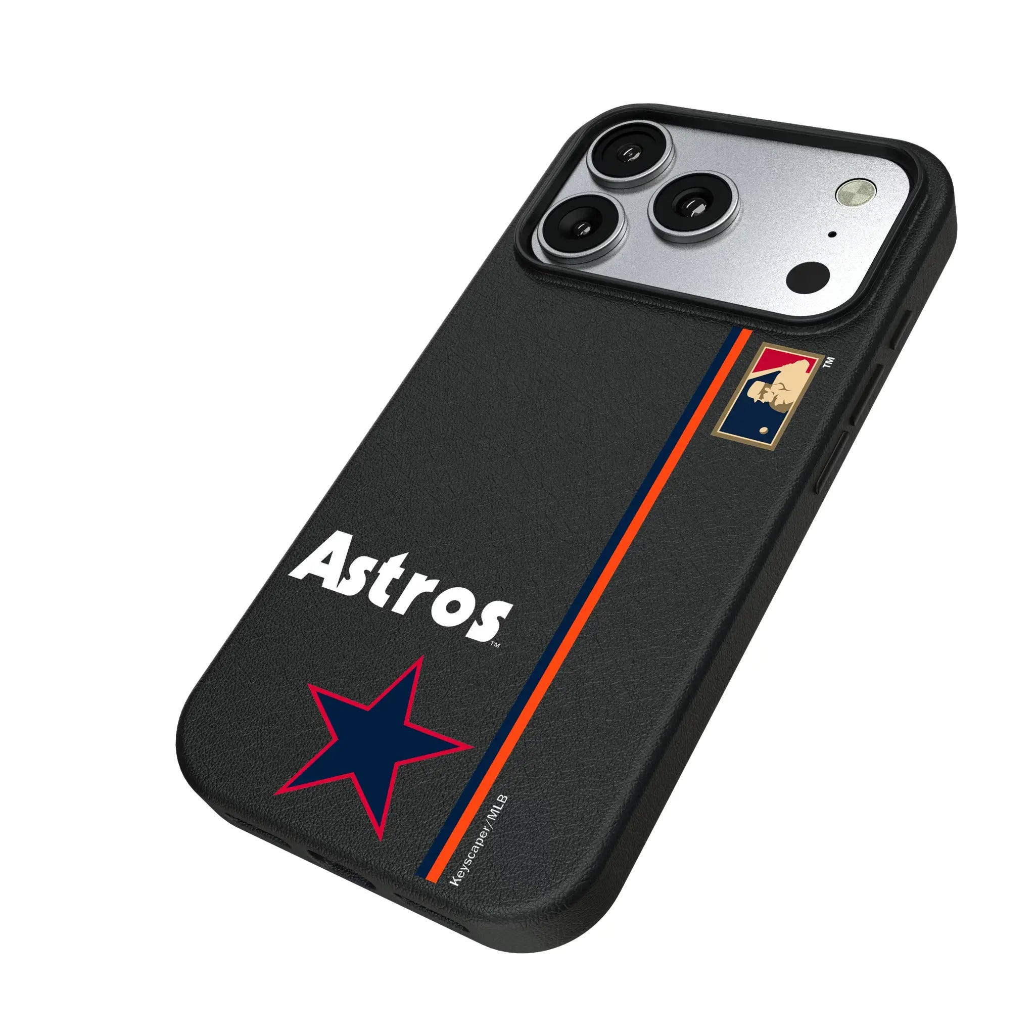 Houston Astros 1975-1981 - Cooperstown Collection Sidebar iPhone MagSafe Compatible Phone Case for Apple iPhone - Isometric View#Device_iPhone 17 Pro