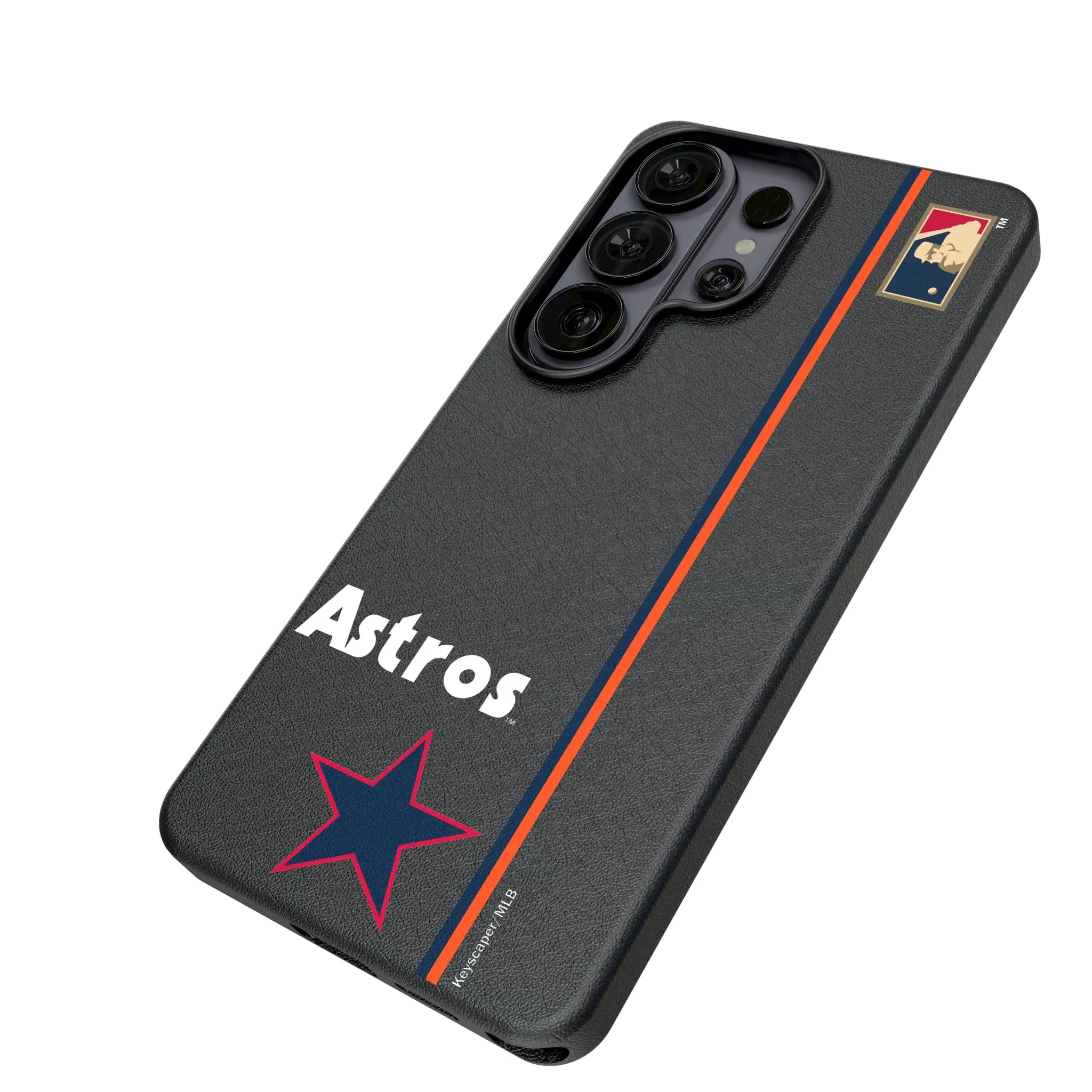 Houston Astros 1975-1981 - Cooperstown Collection Sidebar Galaxy MagSafe Compatible Phone Case for Samsung Galaxy - Isometric View#Device_Galaxy S26 Ultra