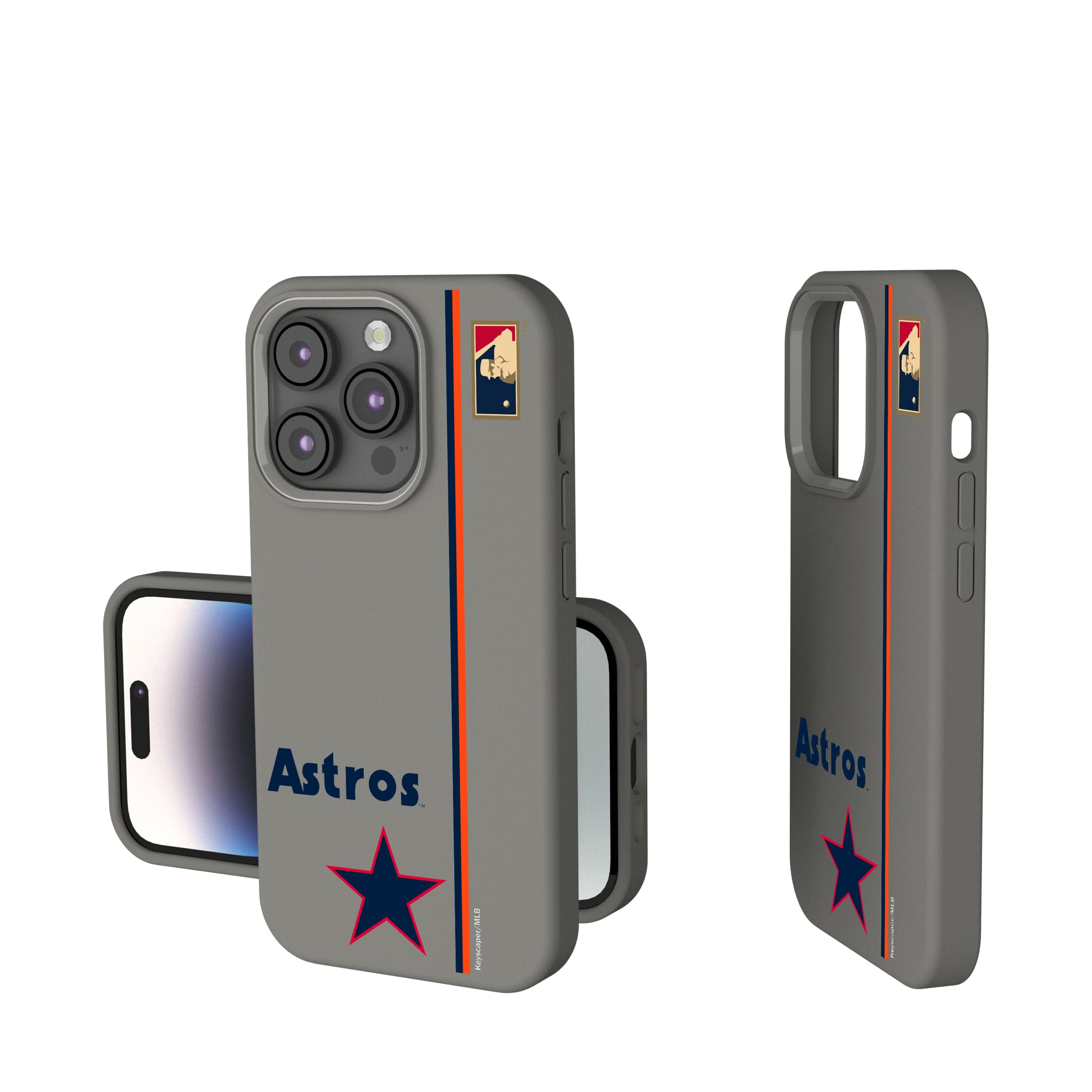 Houston Astros 1975-1981 - Cooperstown Collection Sidebar iPhone Soft Touch Phone Case for Apple iPhone
