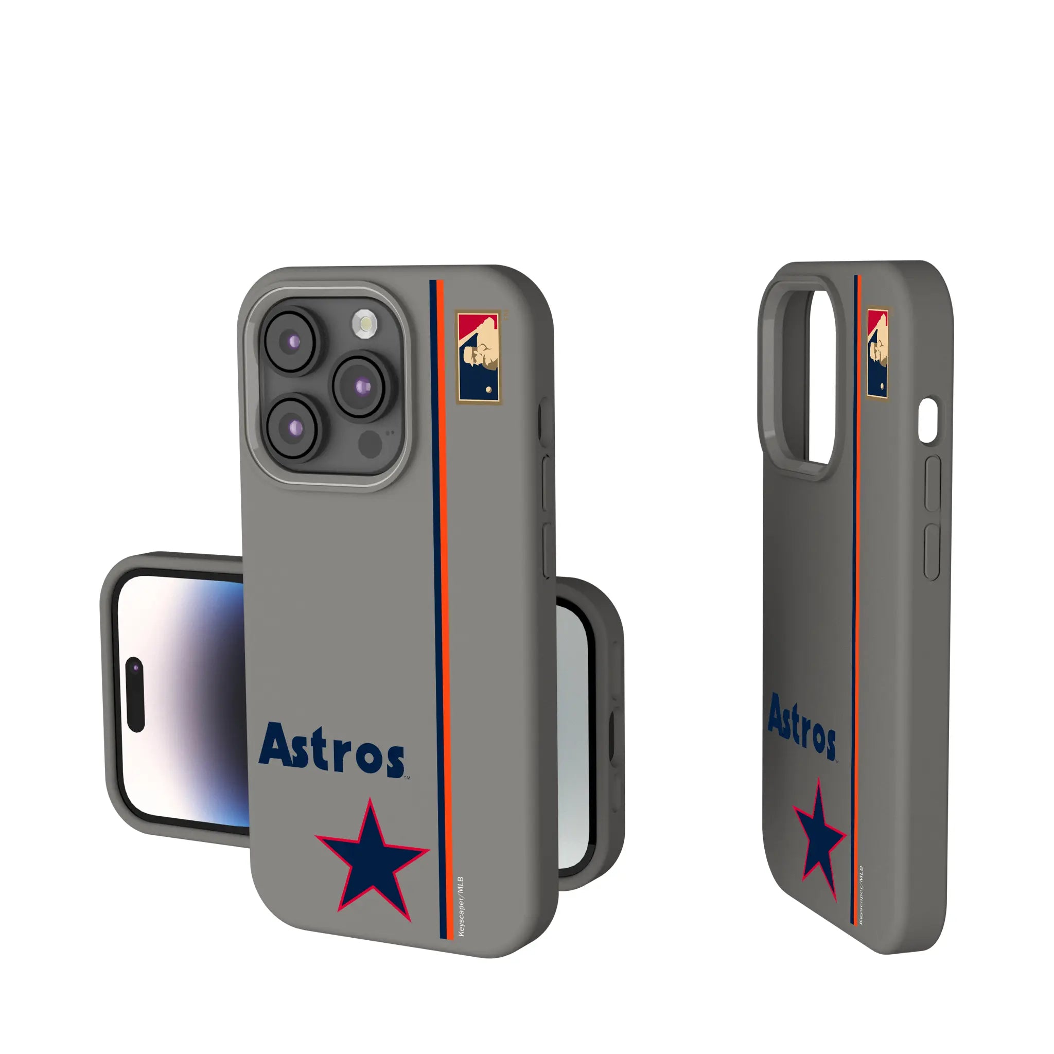 Houston Astros 1975-1981 - Cooperstown Collection Sidebar iPhone Soft Touch Phone Case for Apple iPhone