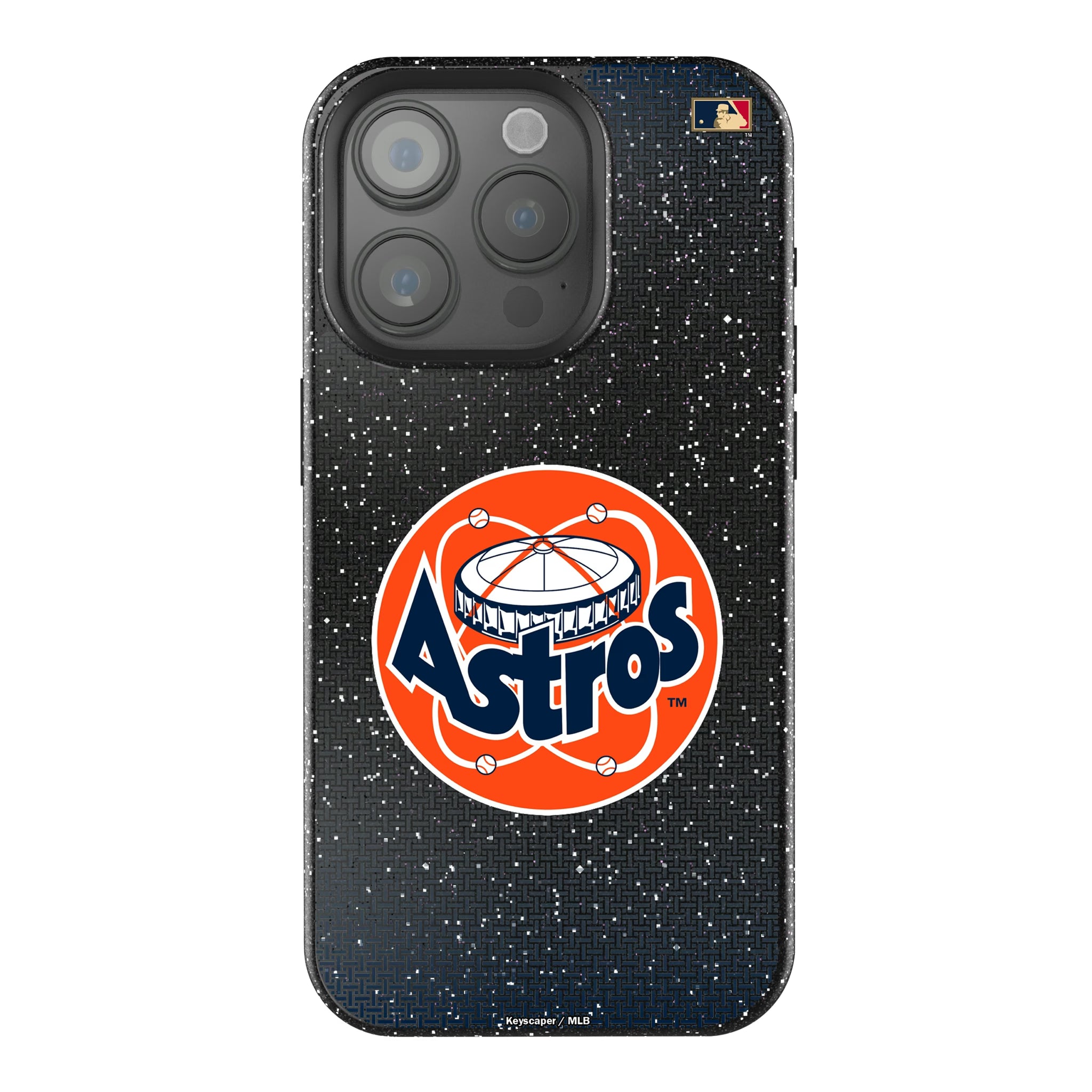 Houston Astros 1977-1993 - Cooperstown Collection Linen iPhone Bling Phone Case for Apple iPhone