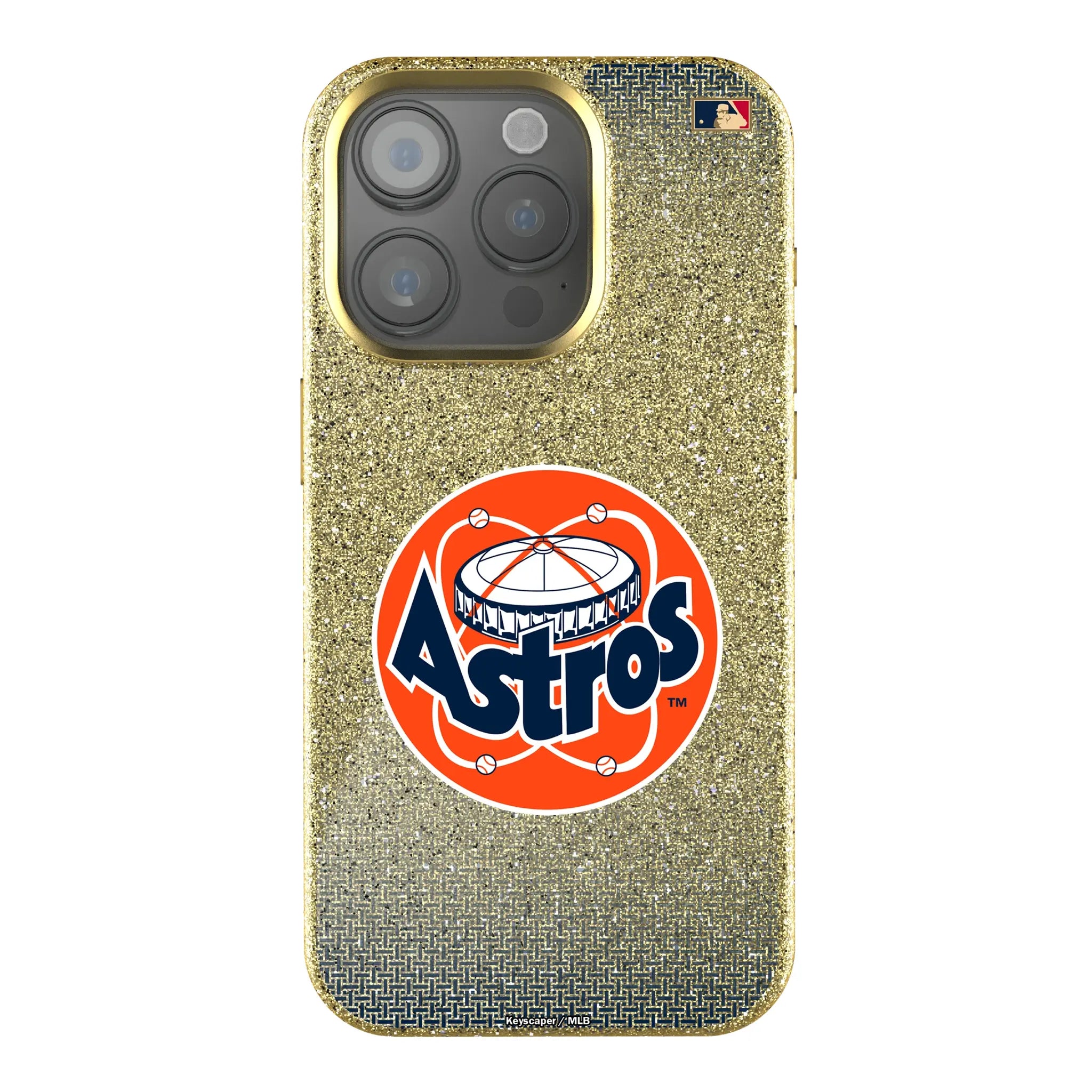 Houston Astros 1977-1993 - Cooperstown Collection Linen iPhone Bling Phone Case for Apple iPhone
