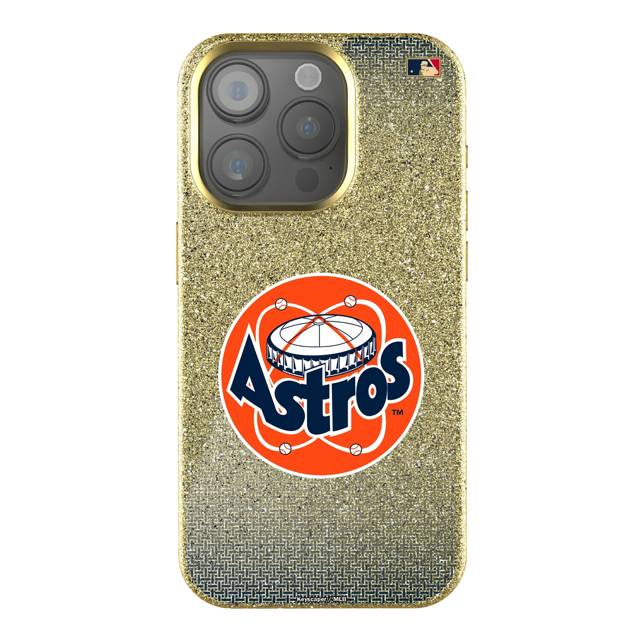 Houston Astros 1977-1993 - Cooperstown Collection Linen iPhone Bling Phone Case for Apple iPhone