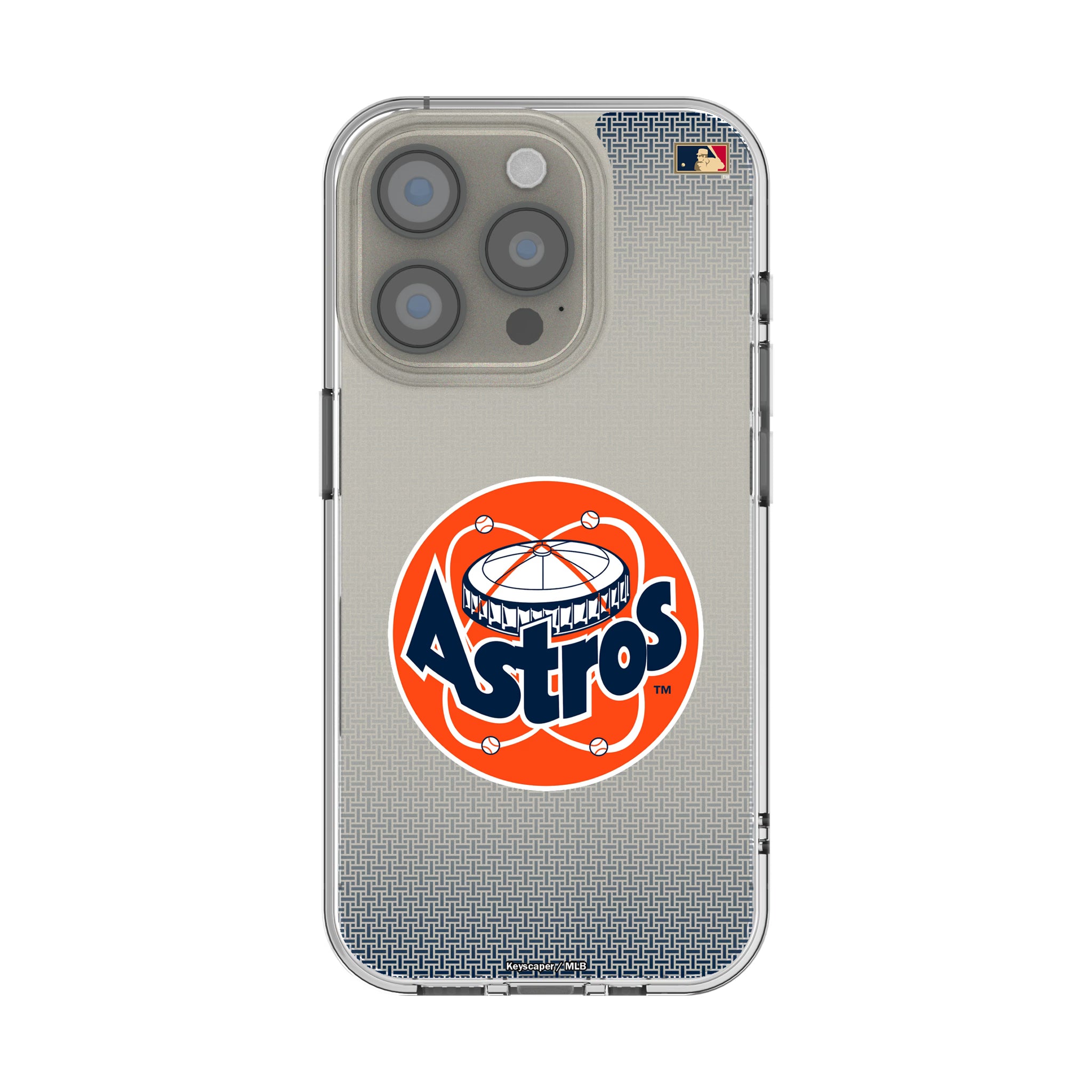 Houston Astros 1977-1993 - Cooperstown Collection Linen iPhone Clear Phone Case for Apple iPhone