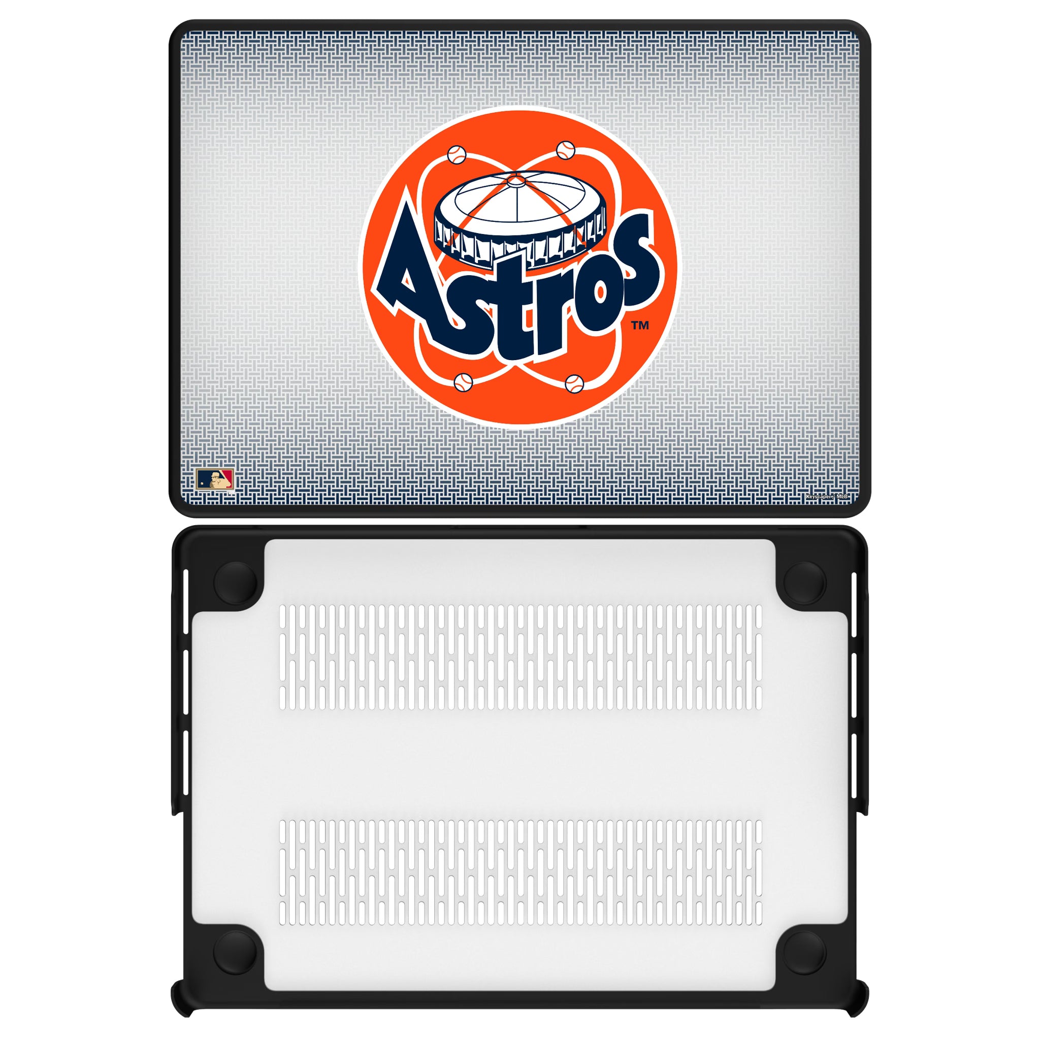 Houston Astros 1977-1993 - Cooperstown Collection Linen MacBook Laptop Case for Apple MacBook#Device_MacBook Pro (14-inch, 2021) / MacBook Pro (14-inch, 2023) / MacBook Pro (14-inch, 2024)