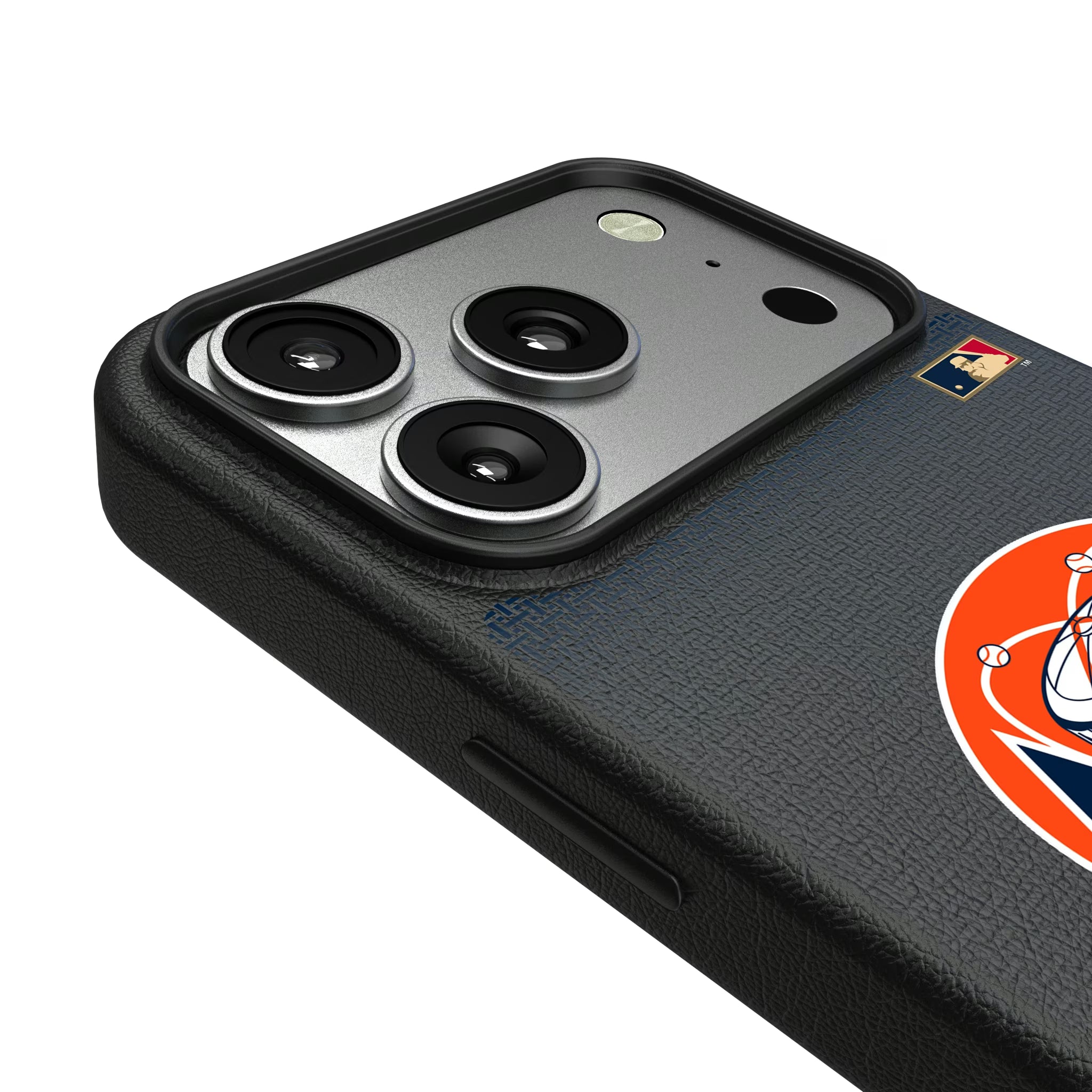 Houston Astros 1977-1993 - Cooperstown Collection Linen iPhone MagSafe Compatible Phone Case for Apple iPhone - Detail#Device_iPhone 17 Pro