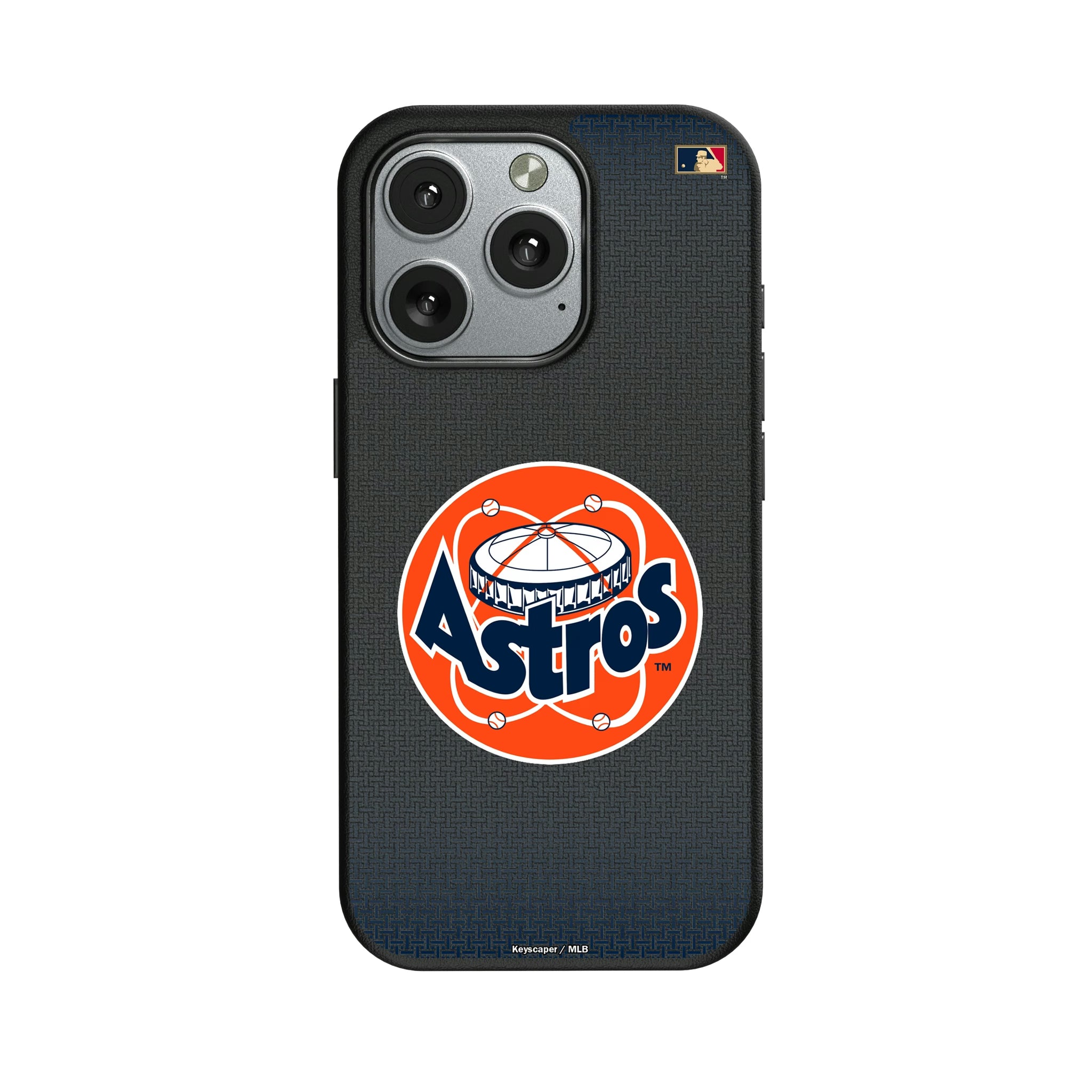 Houston Astros 1977-1993 - Cooperstown Collection Linen iPhone MagSafe Compatible Phone Case for Apple iPhone