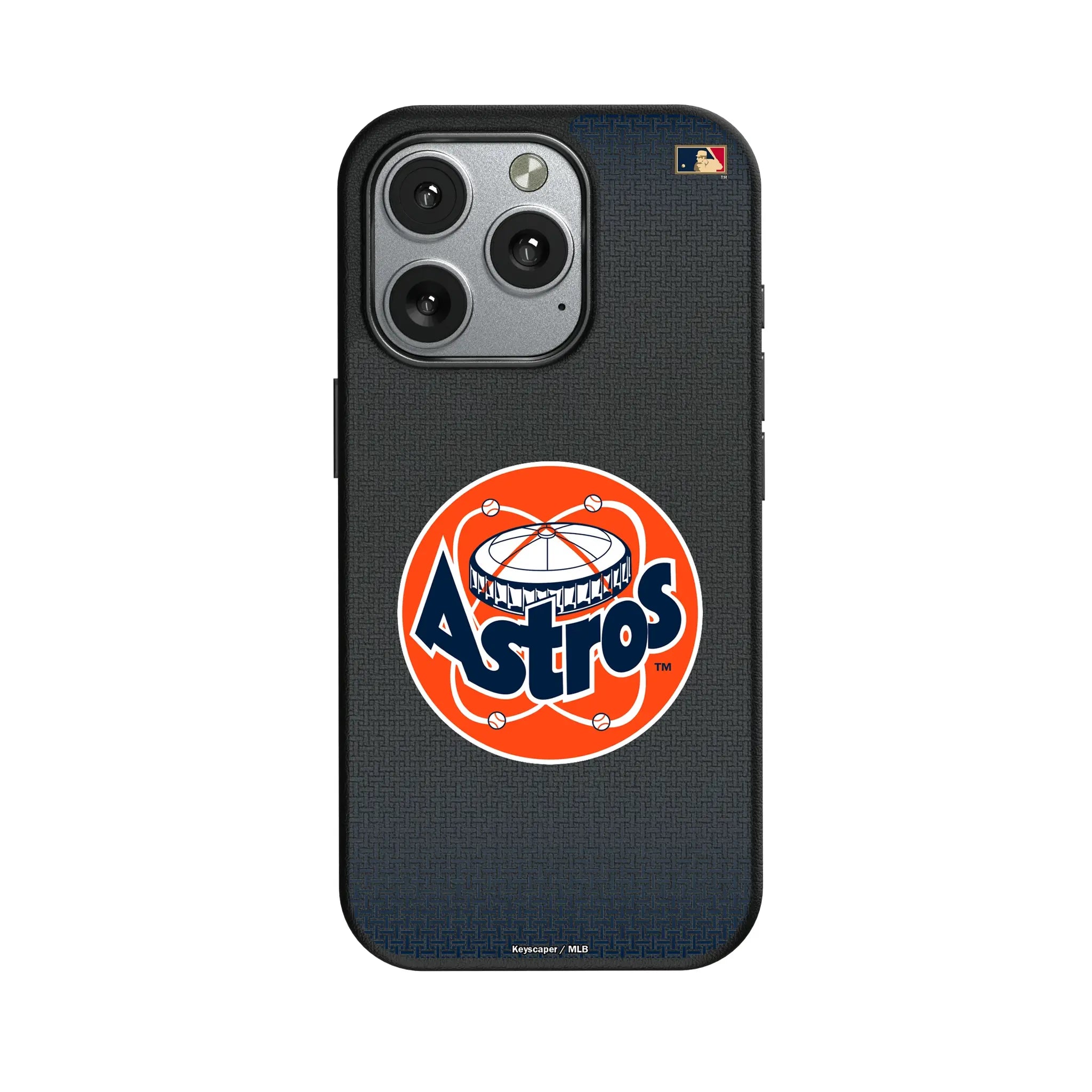 Houston Astros 1977-1993 - Cooperstown Collection Linen iPhone MagSafe Compatible Phone Case for Apple iPhone