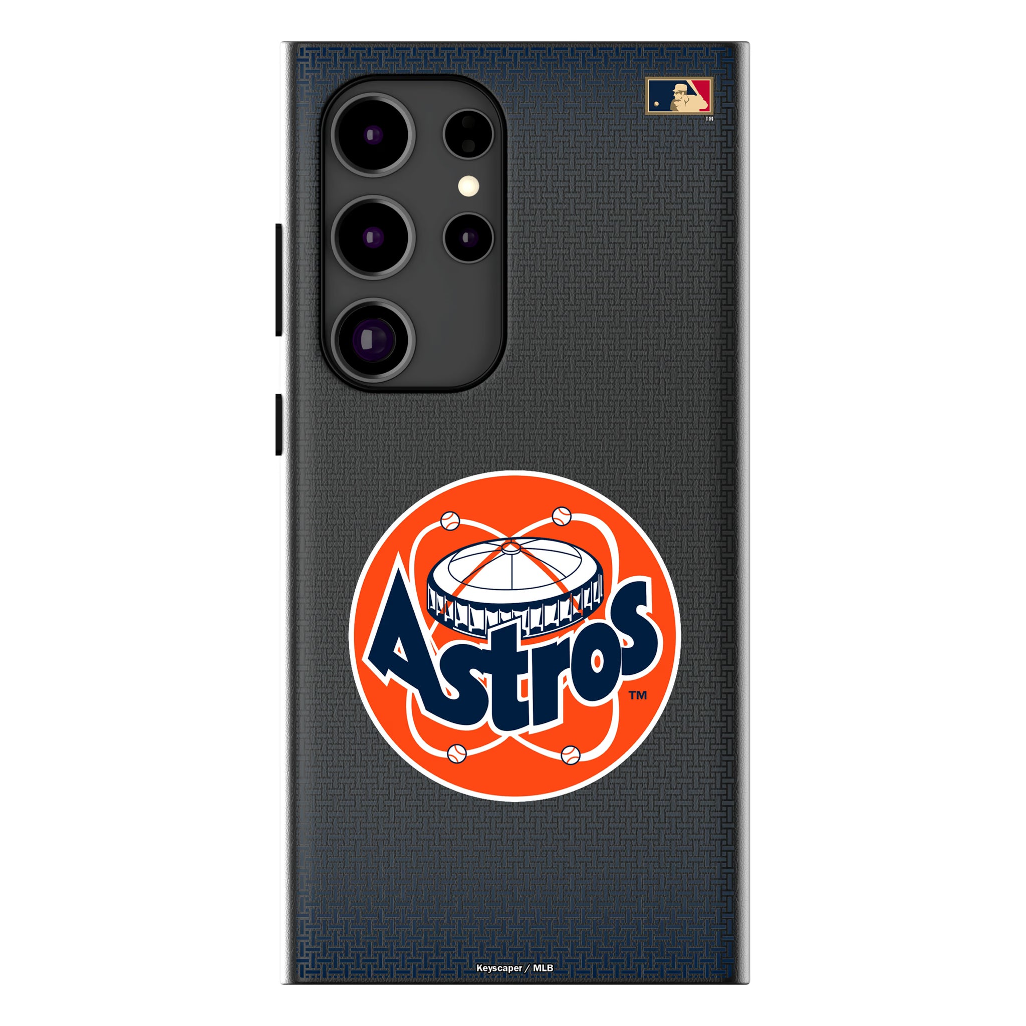 Houston Astros 1977-1993 - Cooperstown Collection Linen Galaxy MagSafe Compatible Phone Case for Samsung Galaxy