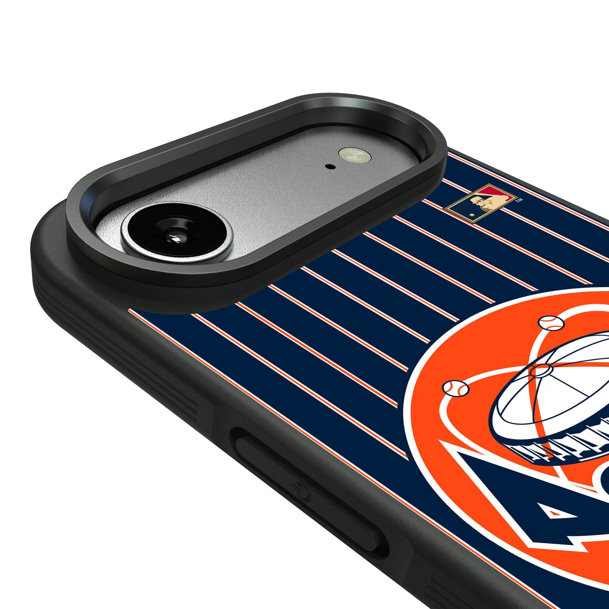 Houston Astros 1977-1993 - Cooperstown Collection Pinstripe iPhone Bump Phone Case for Apple iPhone - Detail#Device_iPhone Air