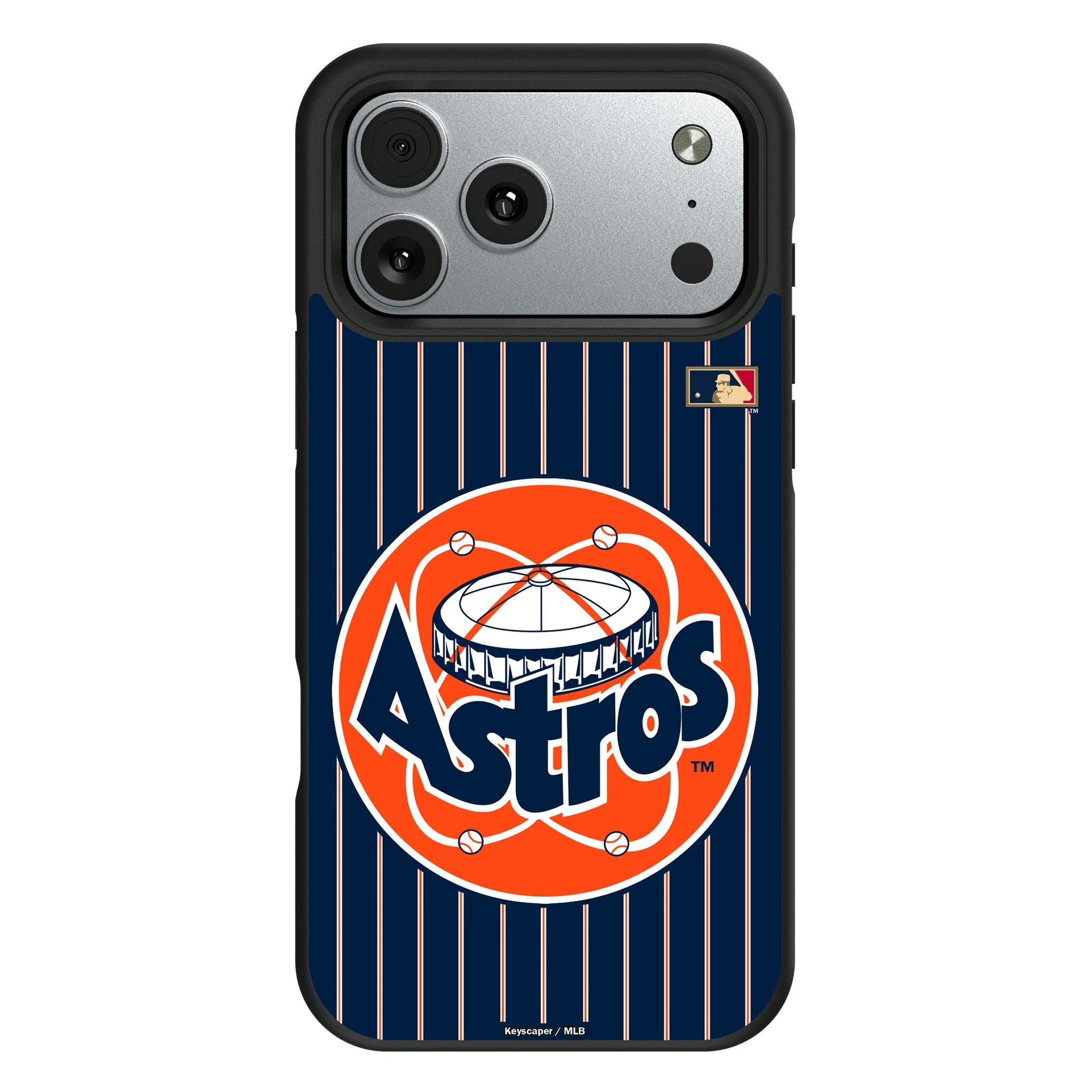 Houston Astros 1977-1993 - Cooperstown Collection Pinstripe iPhone Bump Phone Case for Apple iPhone#Device_iPhone 17 Pro Max