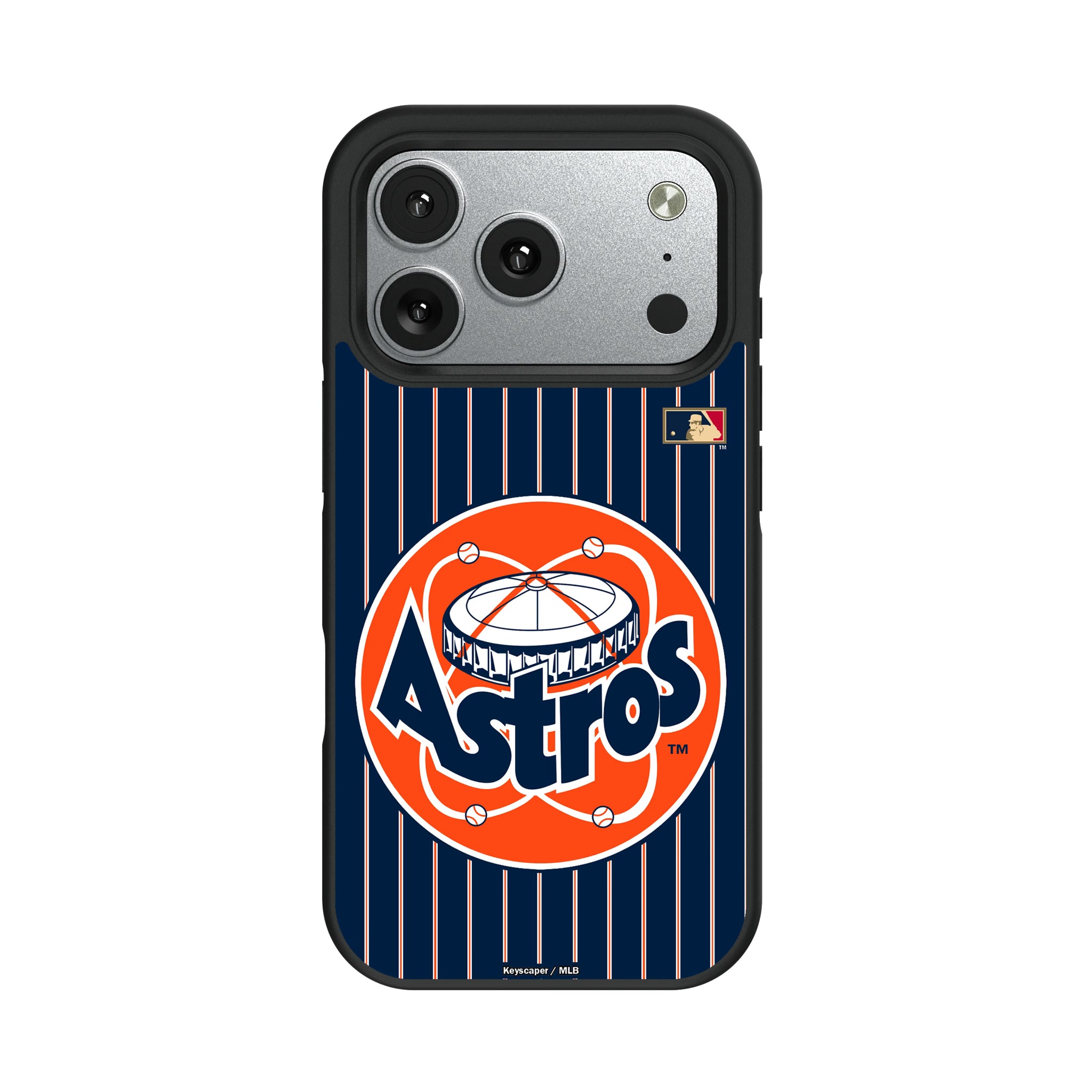 Houston Astros 1977-1993 - Cooperstown Collection Pinstripe iPhone Bump Phone Case for Apple iPhone#Device_iPhone 17 Pro