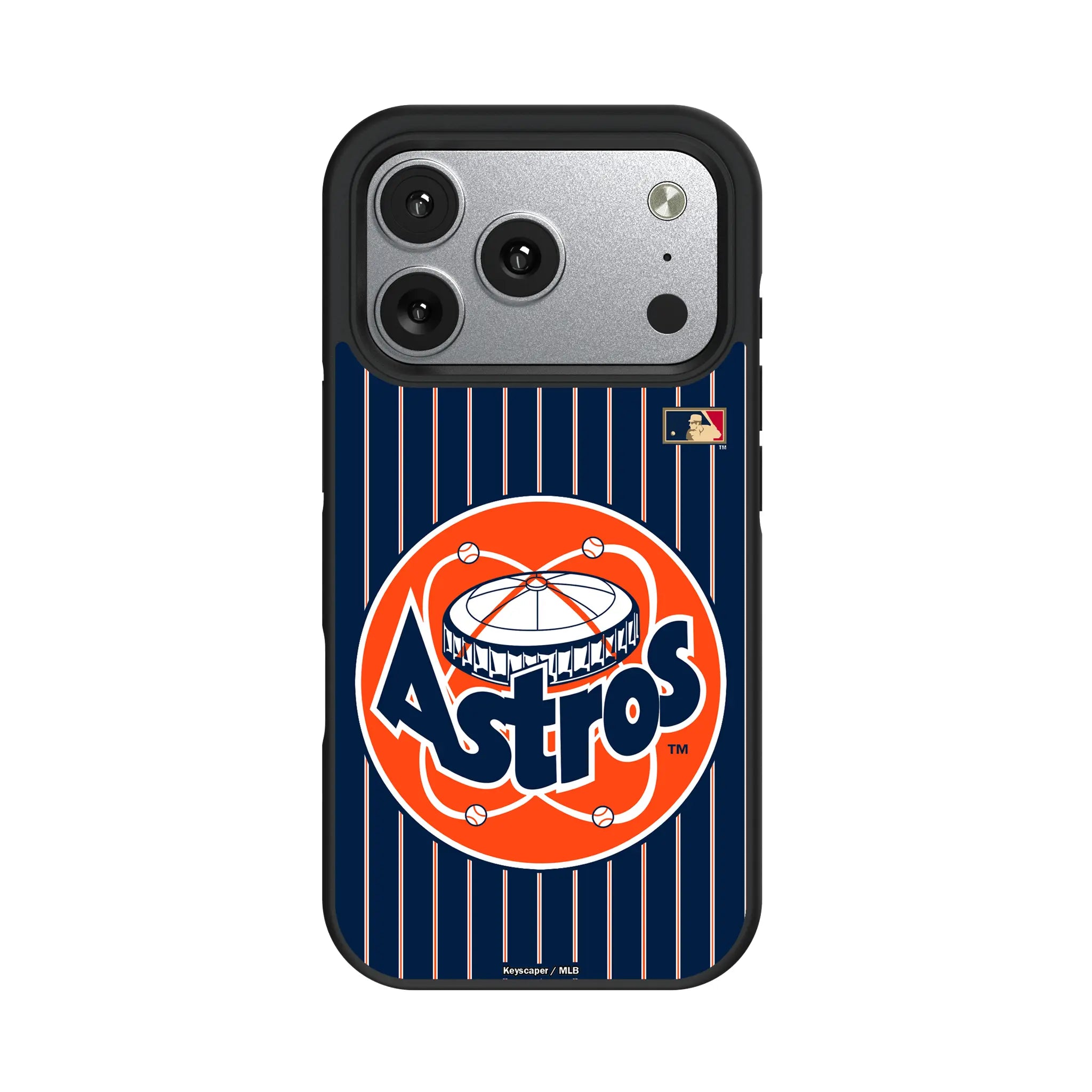 Houston Astros 1977-1993 - Cooperstown Collection Pinstripe iPhone Bump Phone Case for Apple iPhone#Device_iPhone 17 Pro