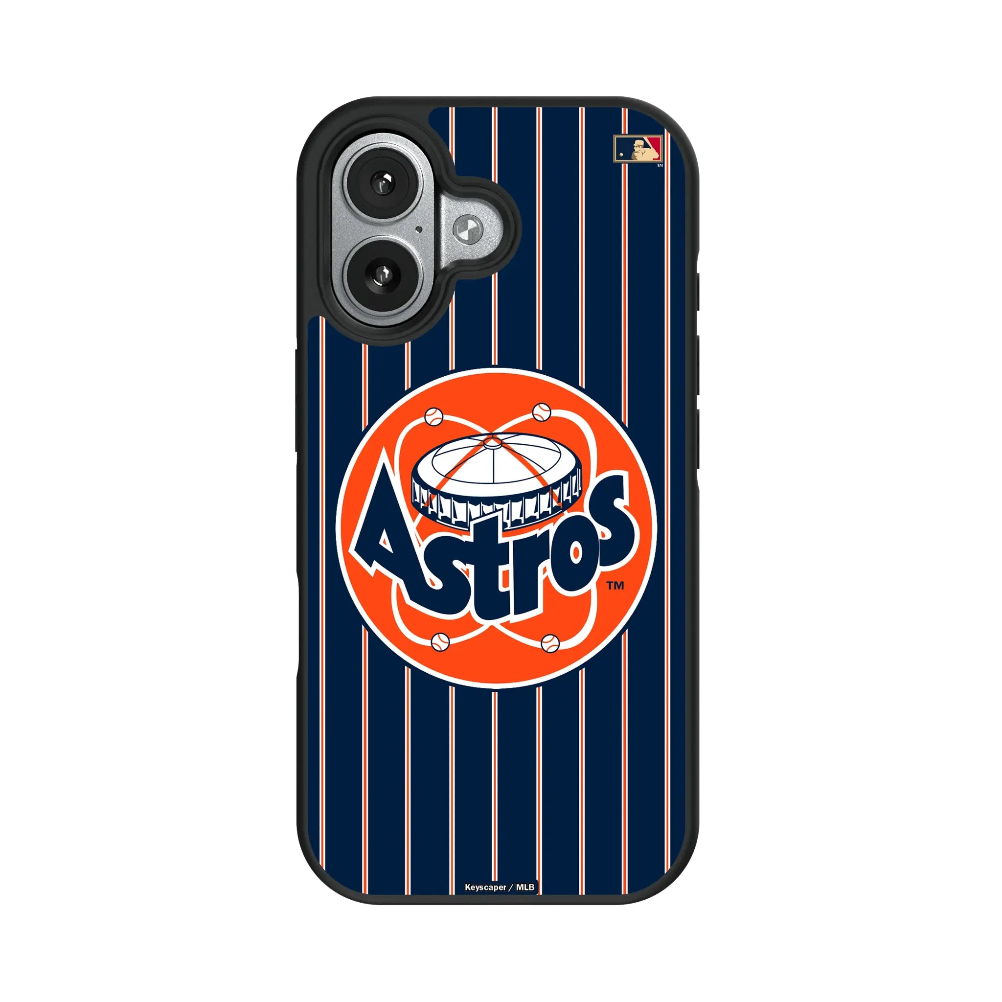 Houston Astros 1977-1993 - Cooperstown Collection Pinstripe iPhone Bump Phone Case for Apple iPhone#Device_iPhone 17