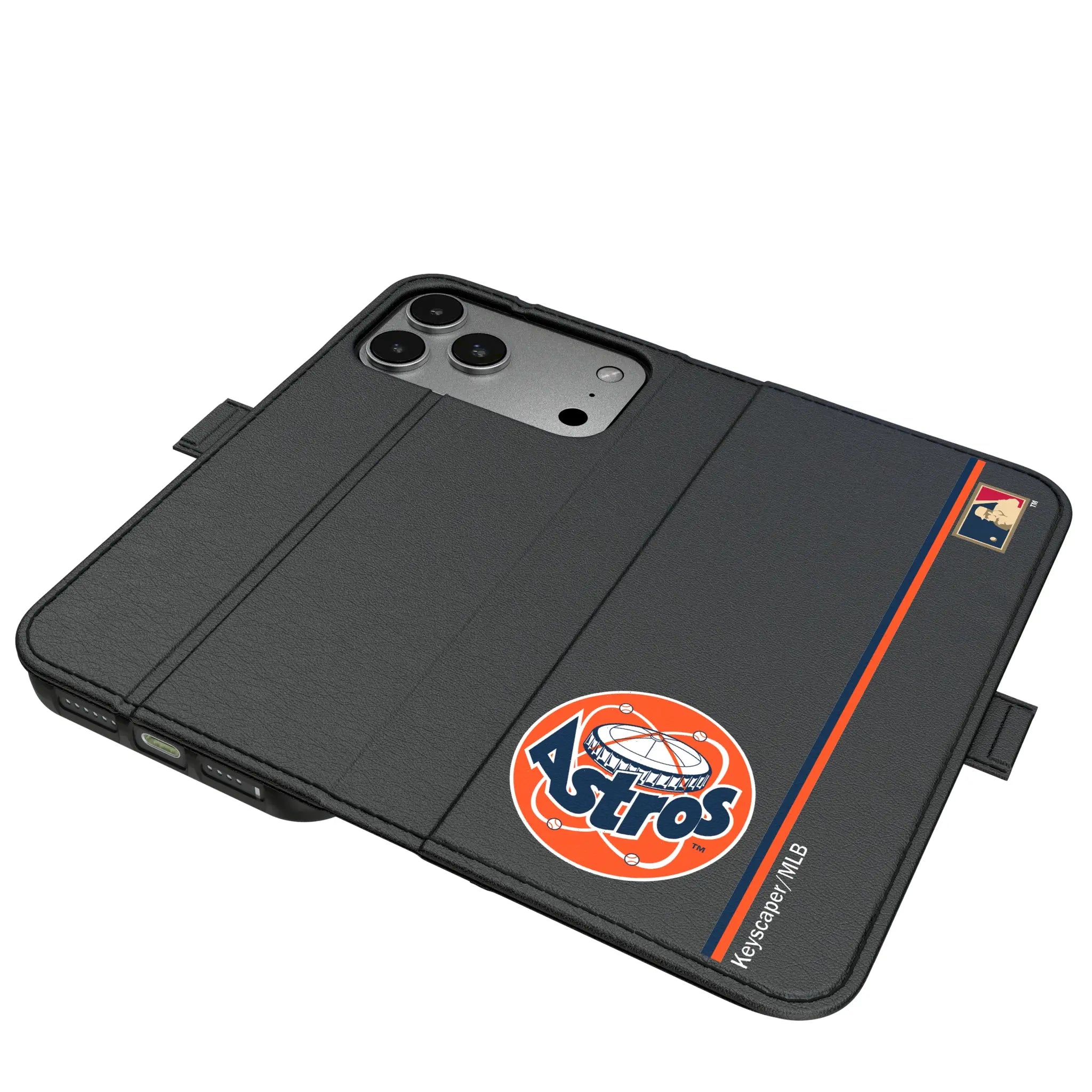 Houston Astros 1977-1993 - Cooperstown Collection Sidebar iPhone Folio Phone Case for Apple iPhone#Device_iPhone 17 Pro Max