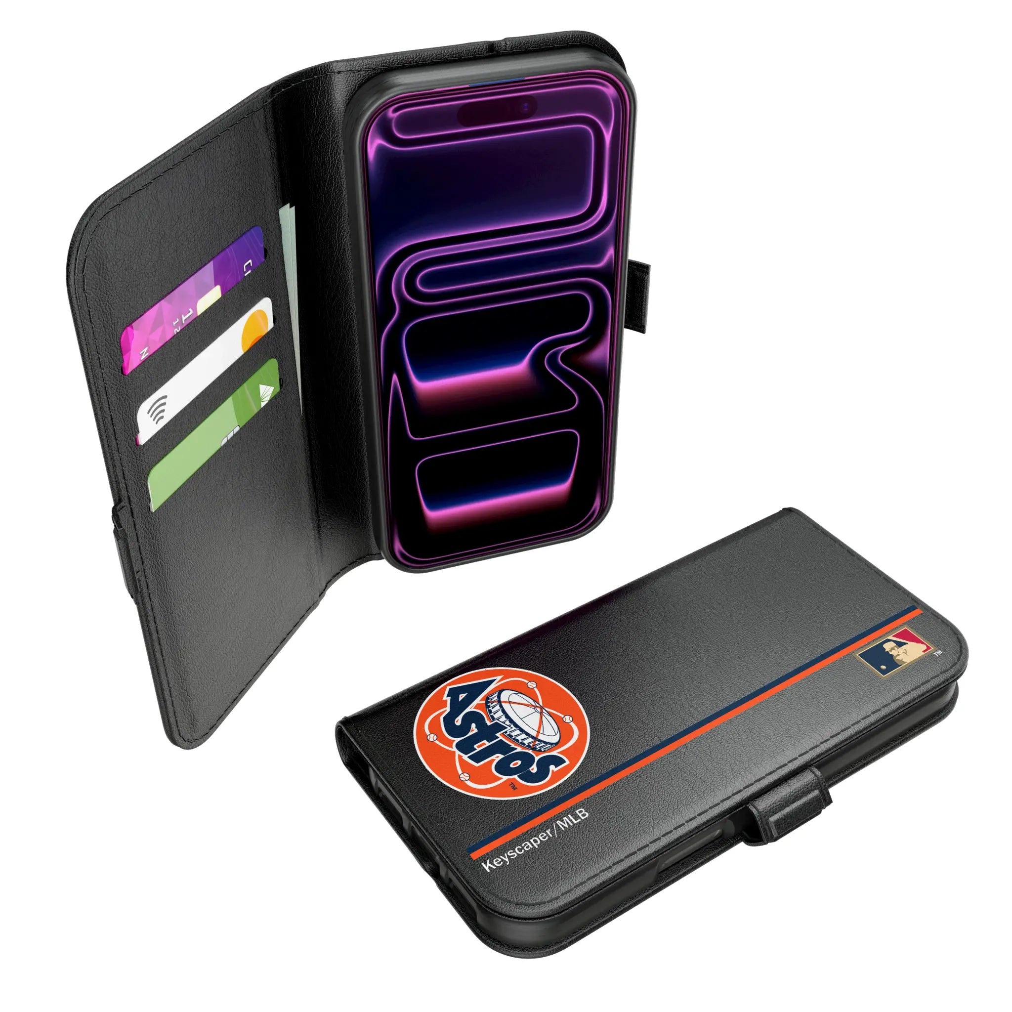 Houston Astros 1977-1993 - Cooperstown Collection Sidebar iPhone Folio Phone Case for Apple iPhone#Device_iPhone 17 Pro