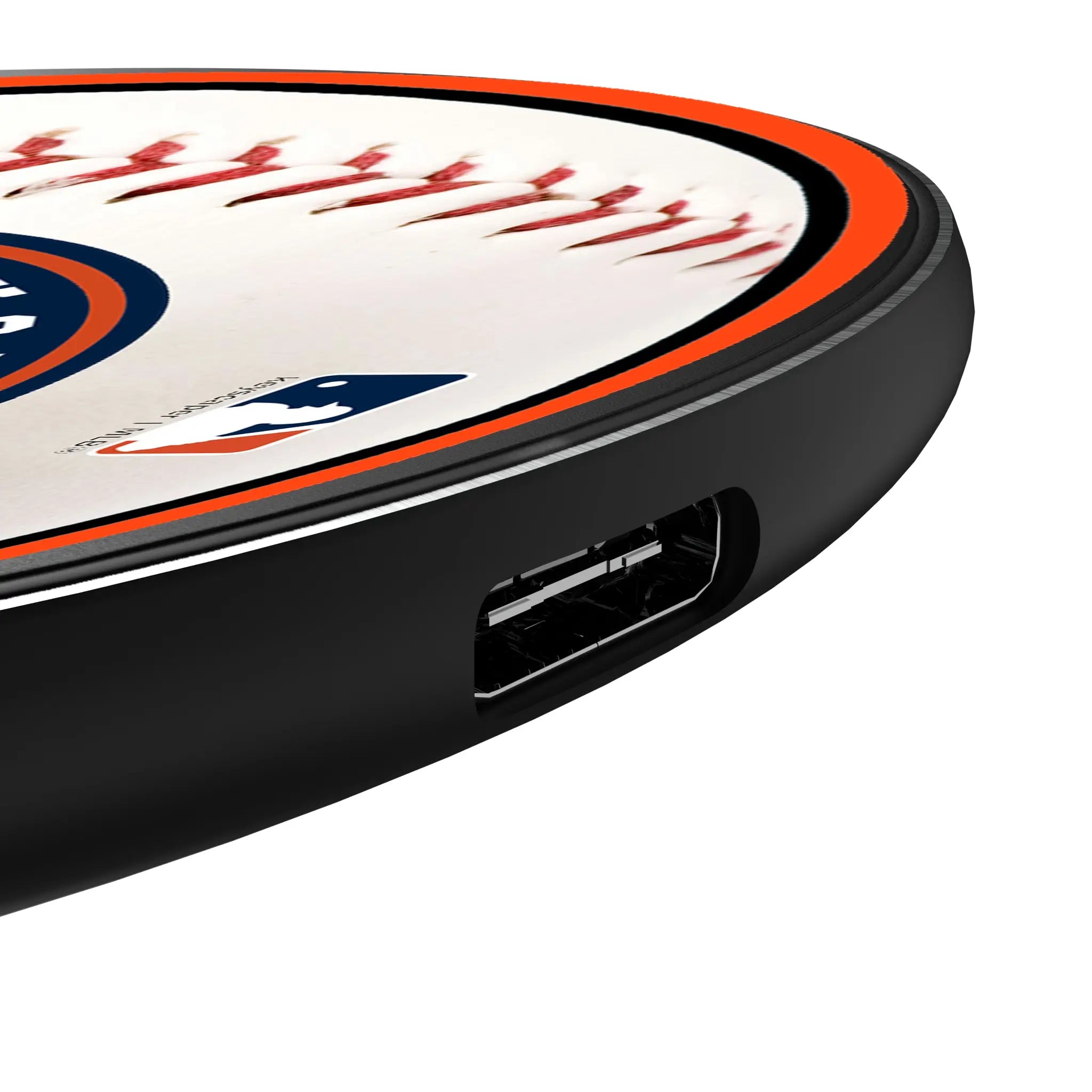 Houston Astros Baseball 15-Watt Wireless Charger - Detail