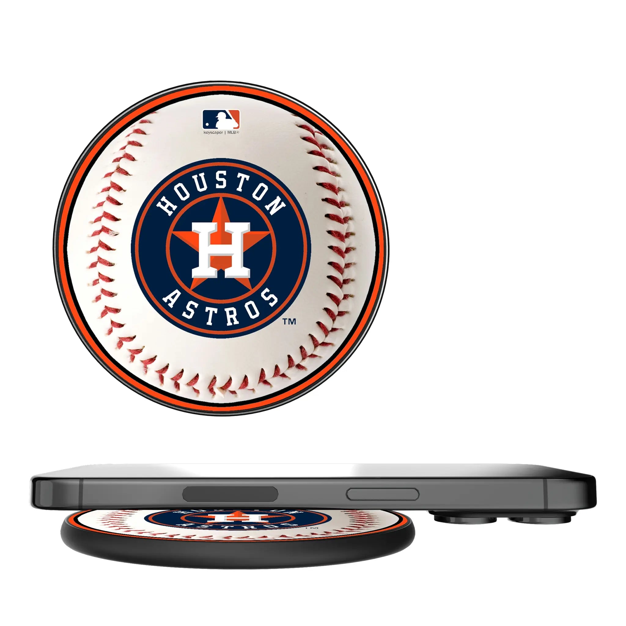 Houston Astros Baseball 15-Watt Wireless Charger