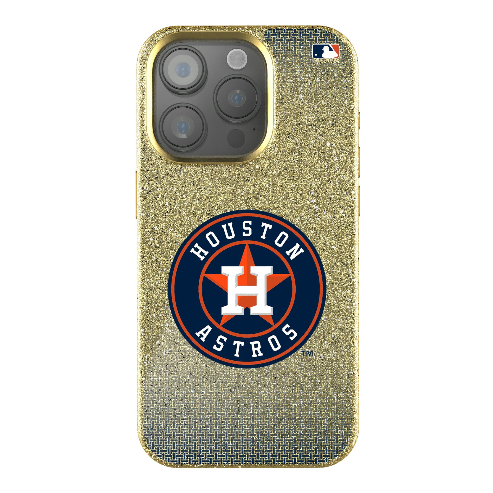 Houston Astros Linen iPhone Bling Phone Case for Apple iPhone