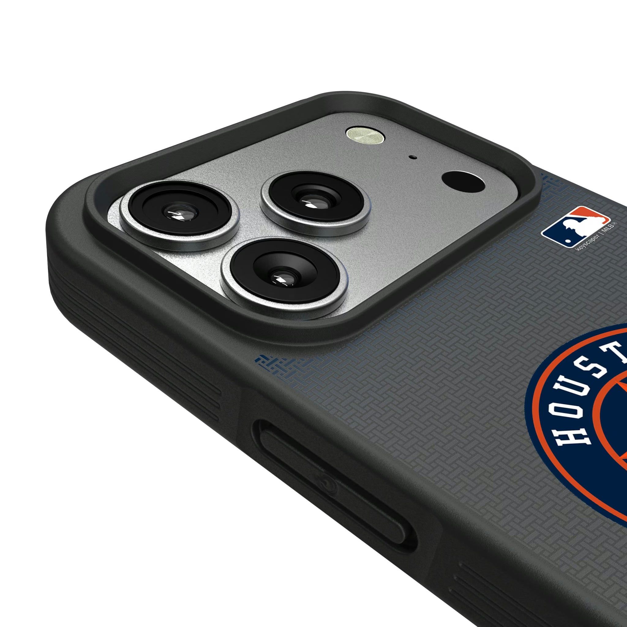Houston Astros Linen iPhone Bump Phone Case for Apple iPhone - Detail#Device_iPhone 17 Pro