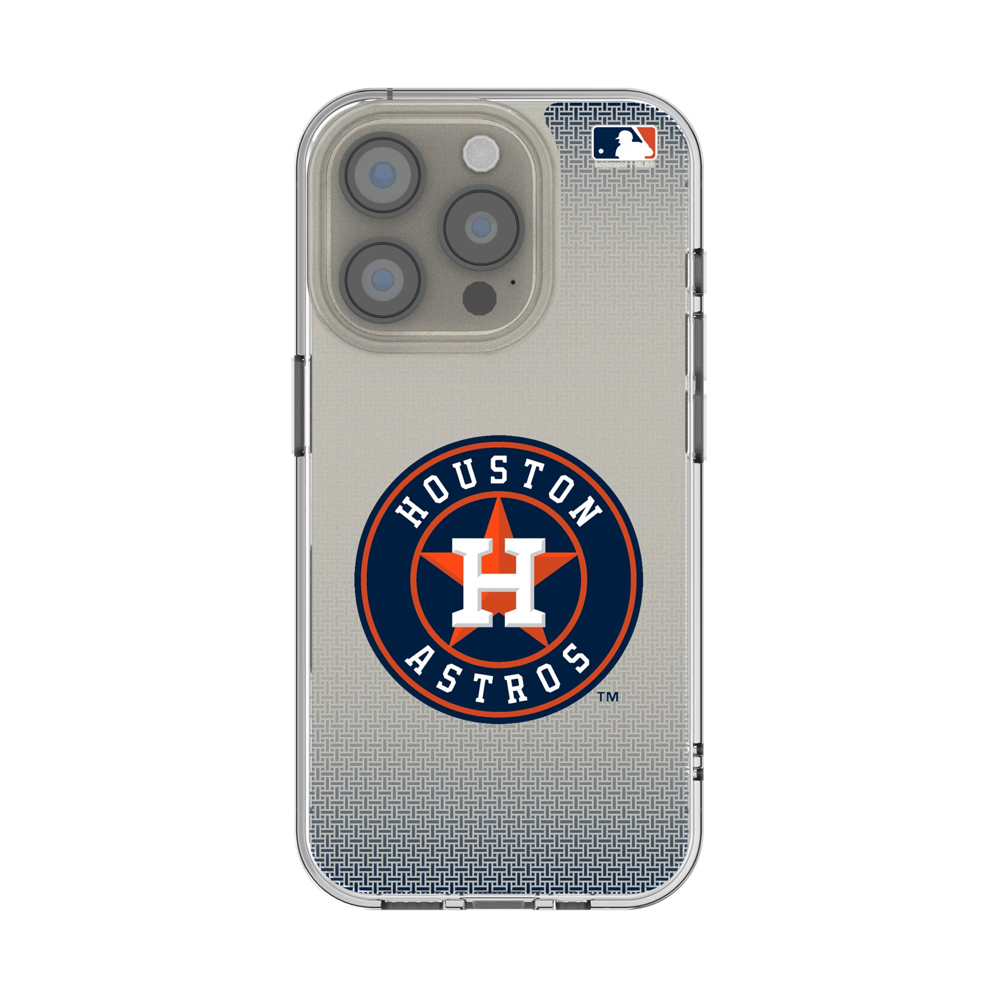 Houston Astros Linen iPhone Clear Phone Case for Apple iPhone
