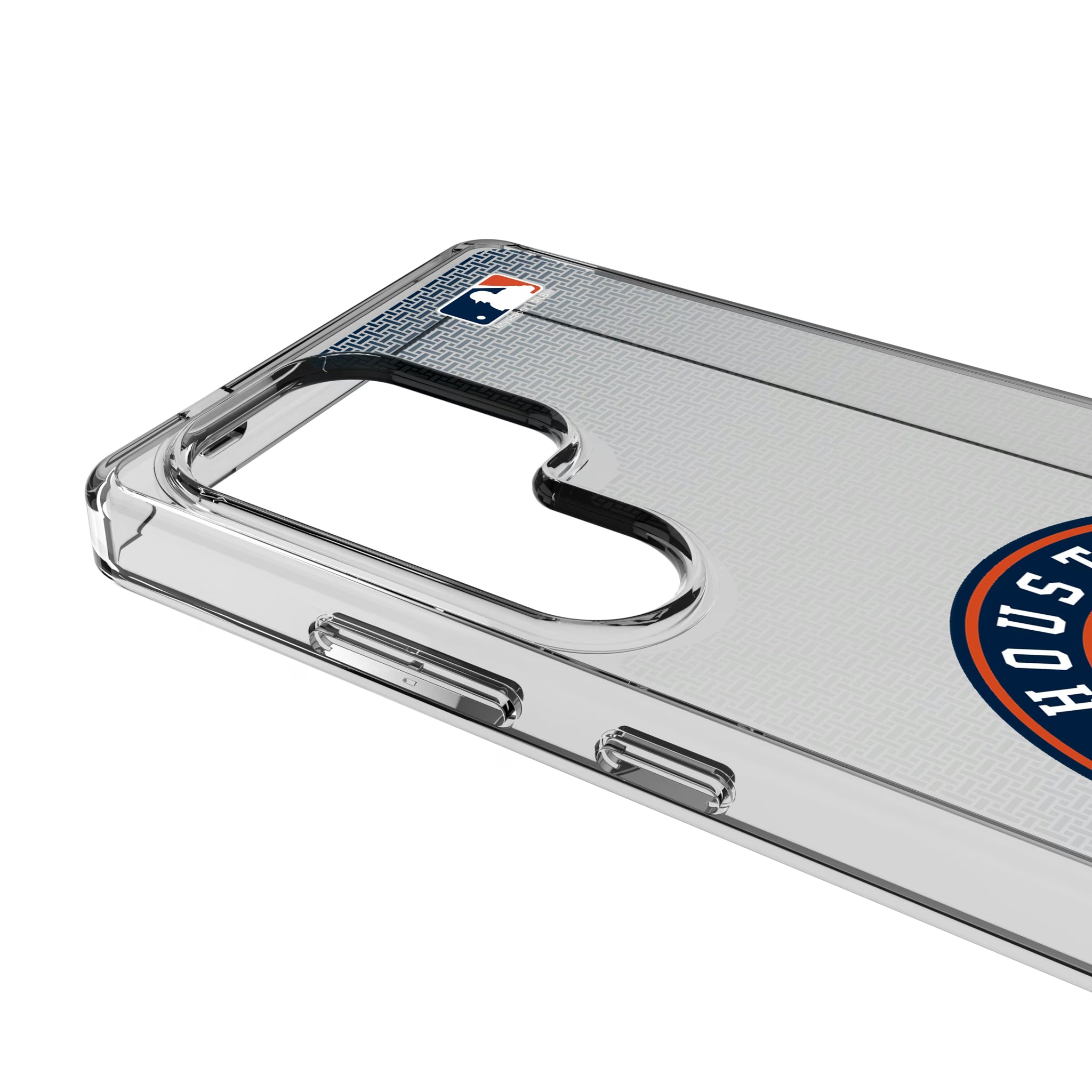Houston Astros Linen Galaxy Clear Phone Case for Samsung Galaxy - Detail