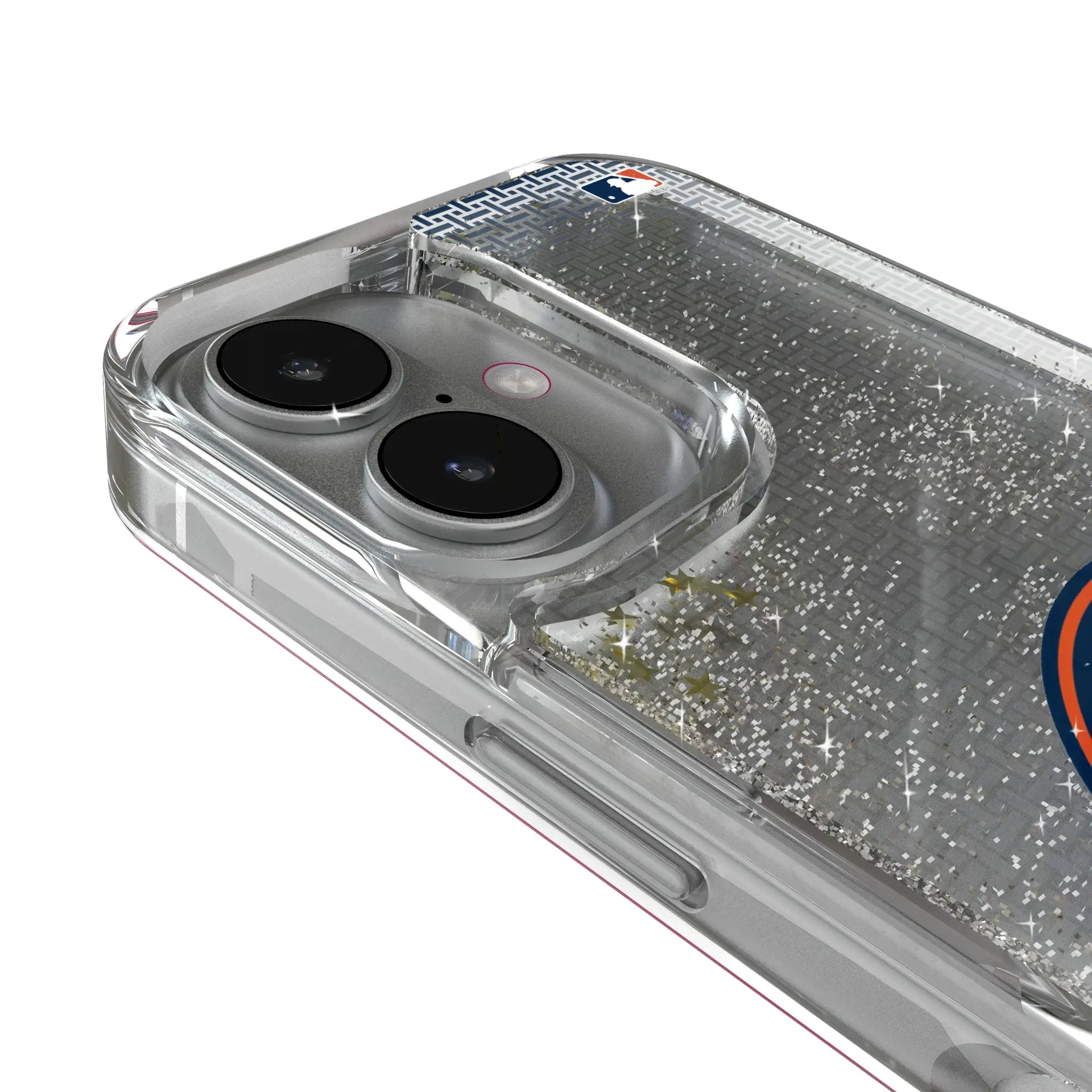 Houston Astros Linen iPhone Glitter Phone Case for Apple iPhone - Detail