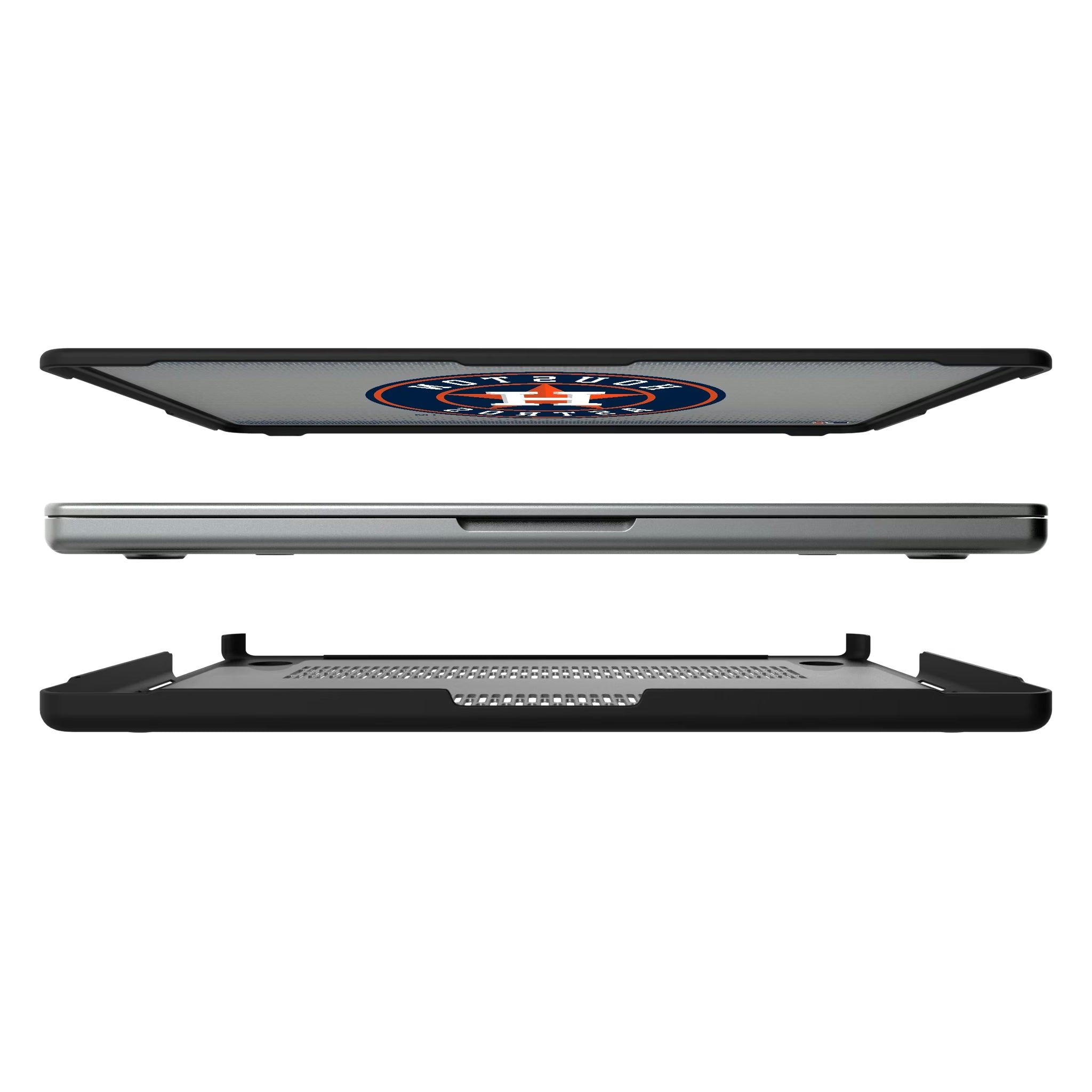 Houston Astros Linen MacBook Laptop Case for Apple MacBook#Device_MacBook Pro (14-inch, 2021) / MacBook Pro (14-inch, 2023) / MacBook Pro (14-inch, 2024)
