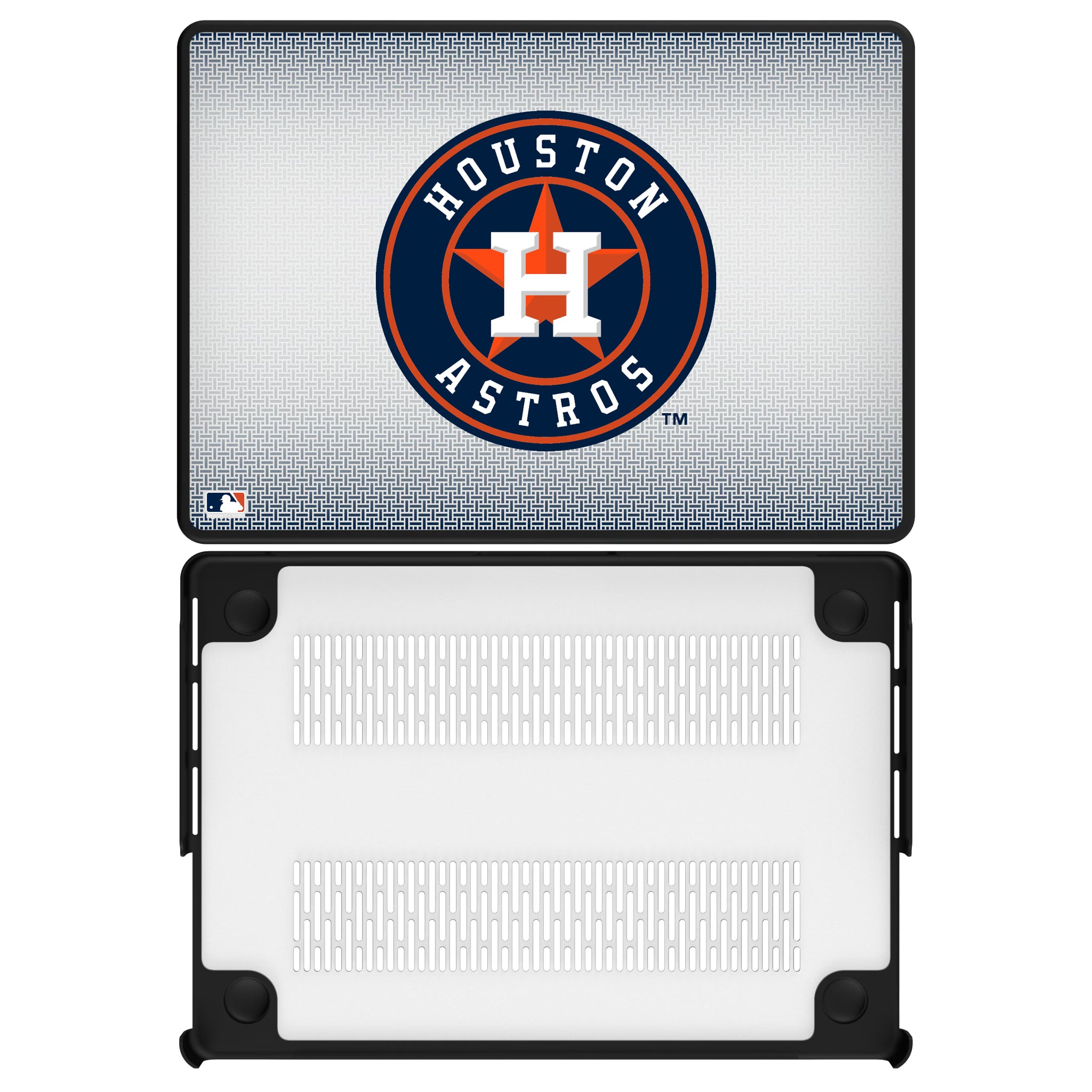 Houston Astros Linen MacBook Laptop Case for Apple MacBook#Device_MacBook Pro (14-inch, 2021) / MacBook Pro (14-inch, 2023) / MacBook Pro (14-inch, 2024)