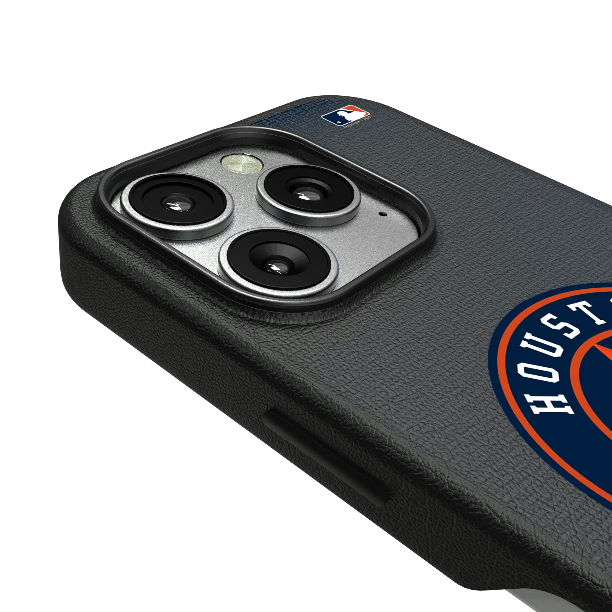 Houston Astros Linen iPhone MagSafe Compatible Phone Case for Apple iPhone - Detail