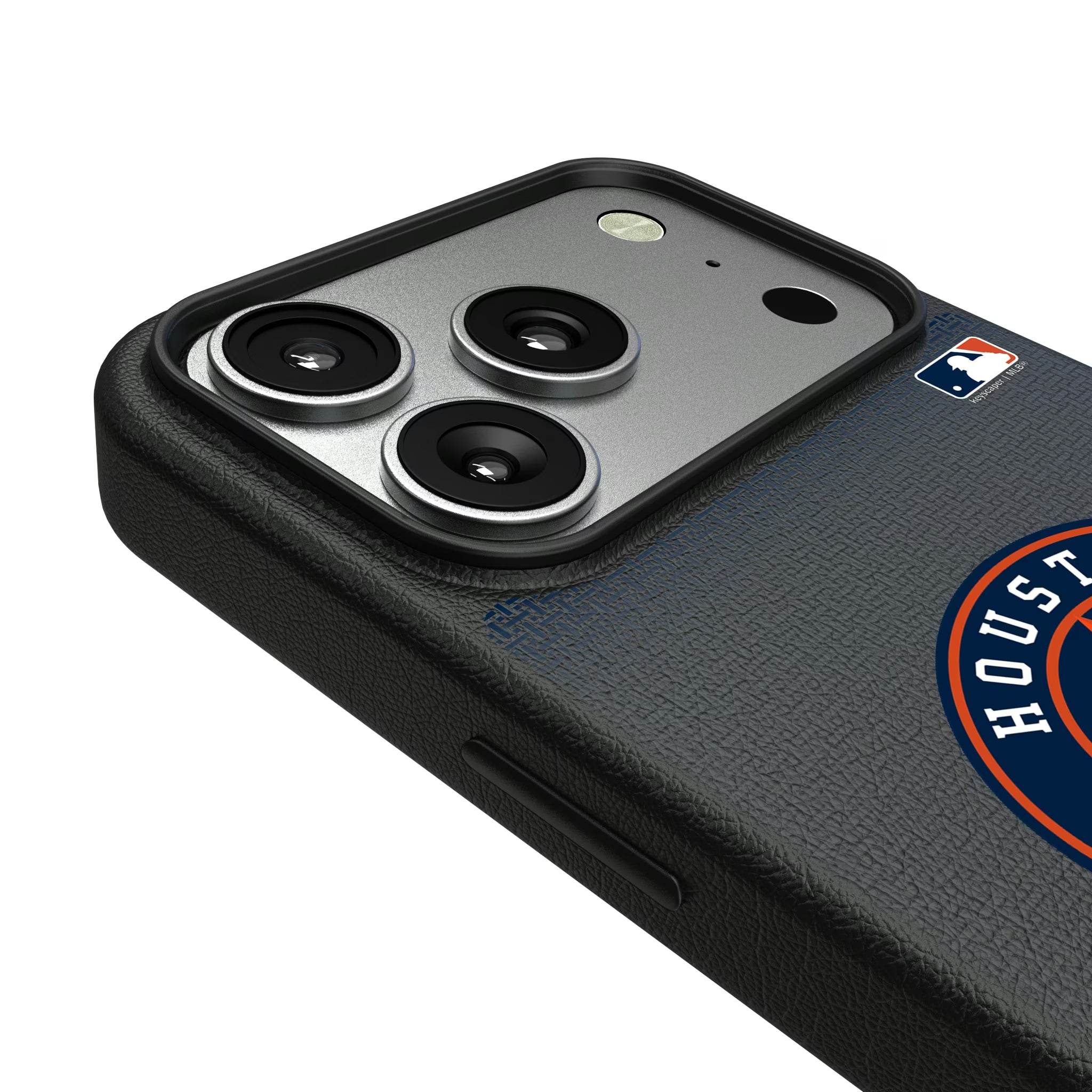 Houston Astros Linen iPhone MagSafe Compatible Phone Case for Apple iPhone - Detail#Device_iPhone 17 Pro