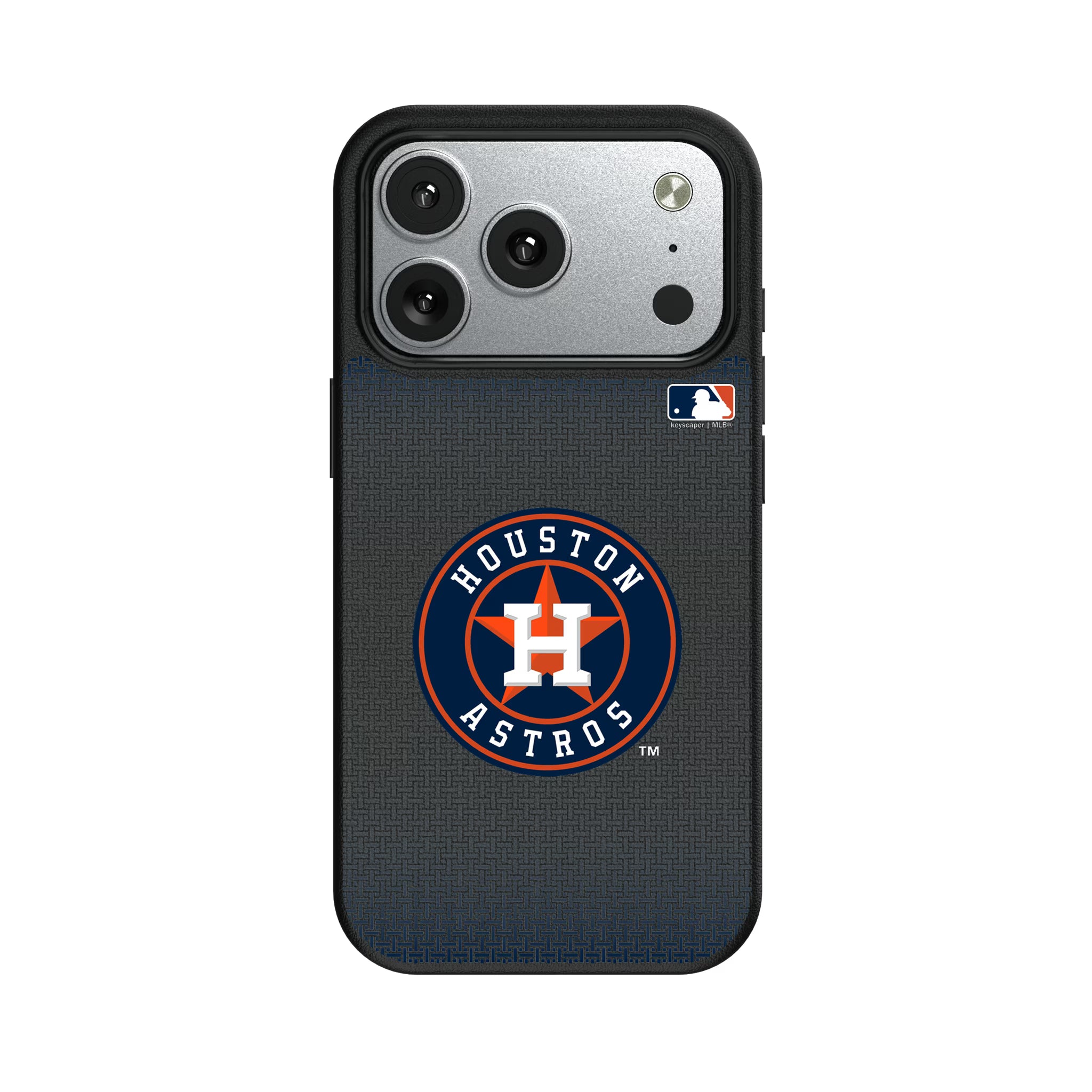 Houston Astros Linen iPhone MagSafe Compatible Phone Case for Apple iPhone#Device_iPhone 17 Pro
